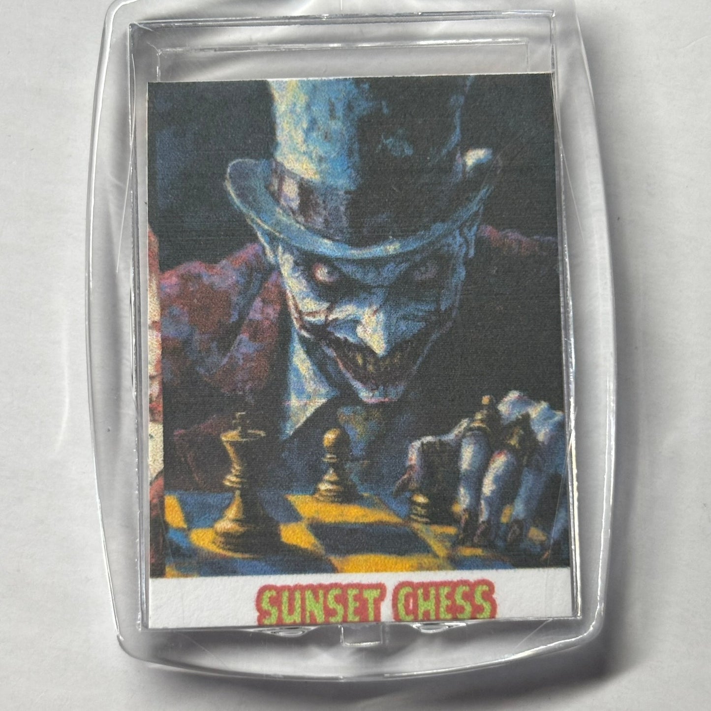 Man In The Hat - Chess  Photo Keychain