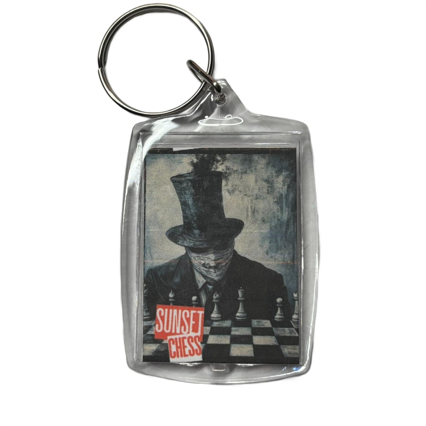 Mystery Man - Chess  Photo Keychain