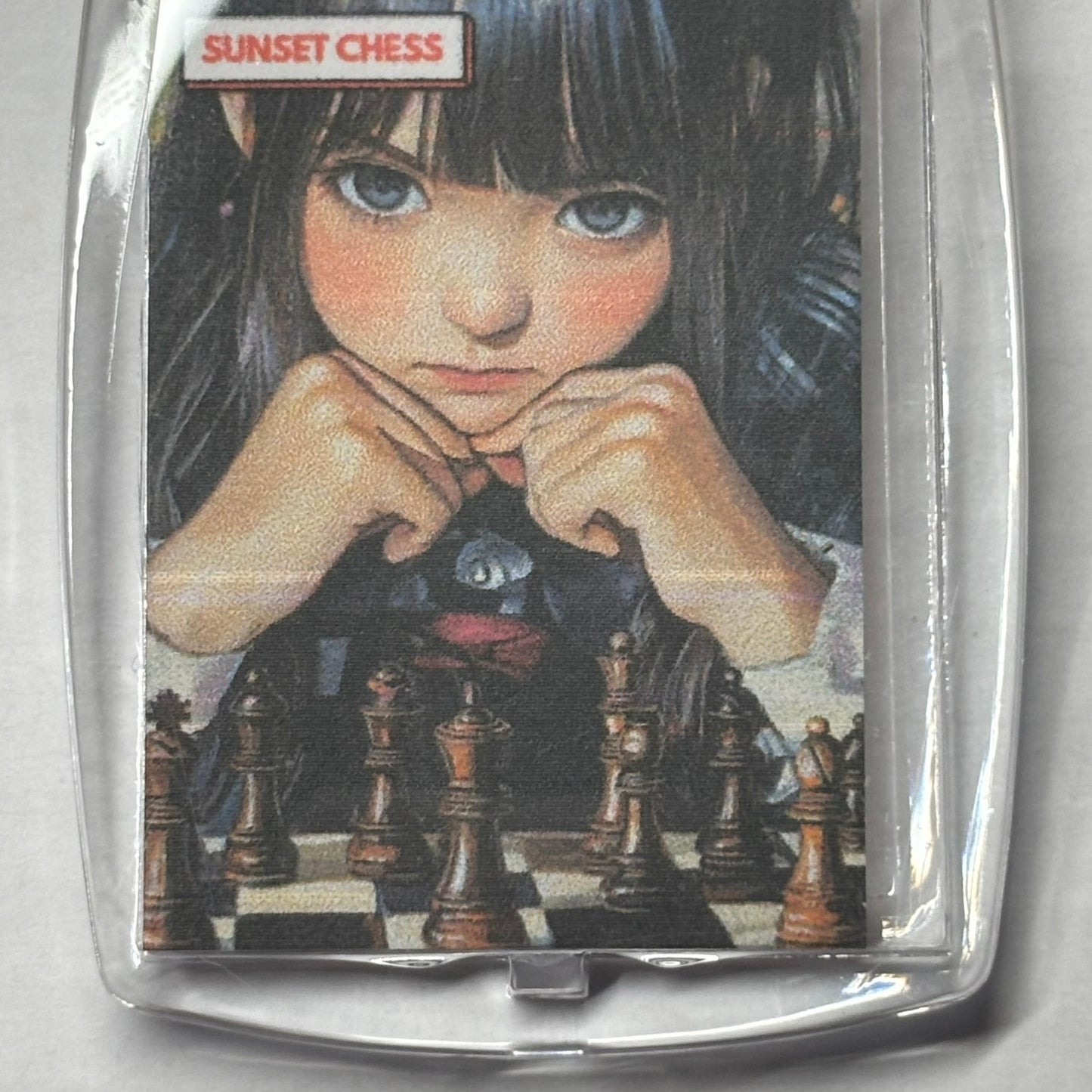 School Kid - Chess  Photo Keychain