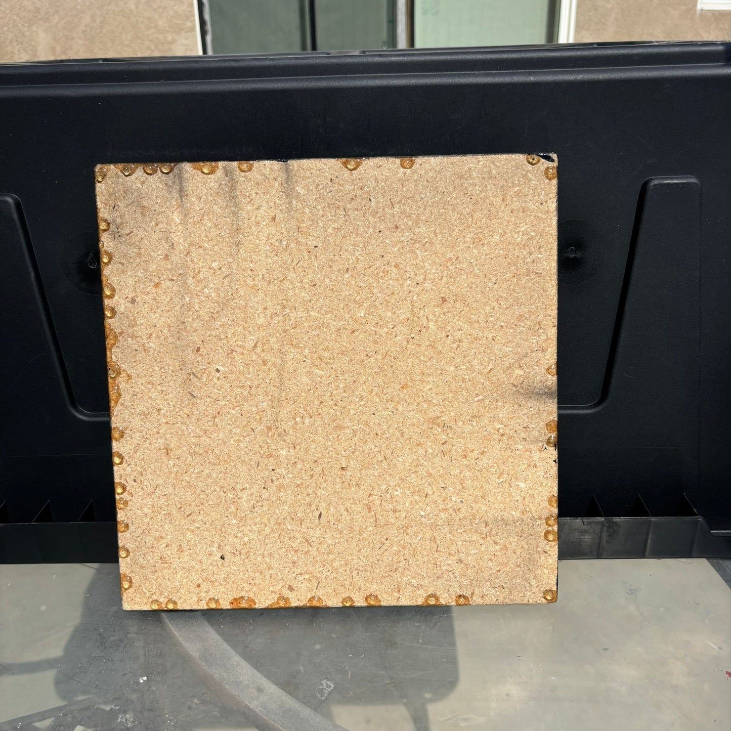 Yellow & Red Vintage Pattern - Resin Coated Chess Board