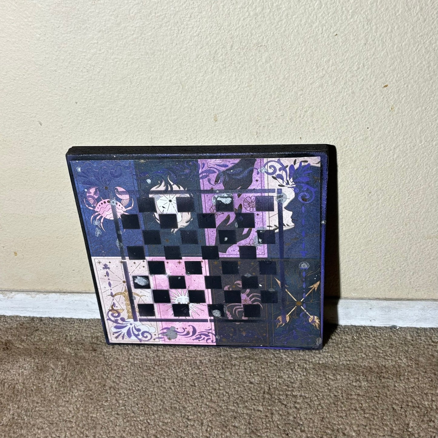 Scrapbook Collage - Scrapbook Chess Board