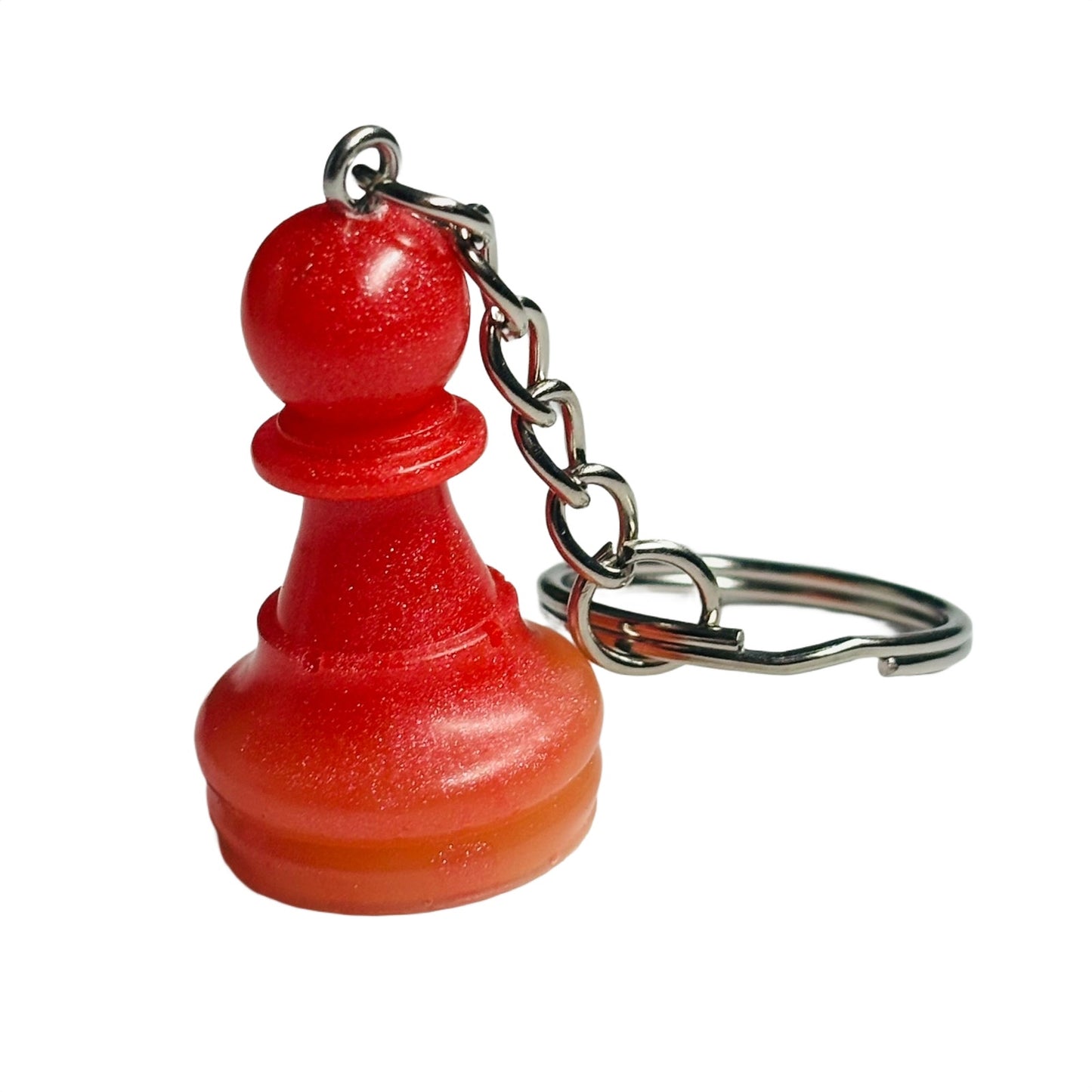Red Pawn - Handmade Resin Keychain