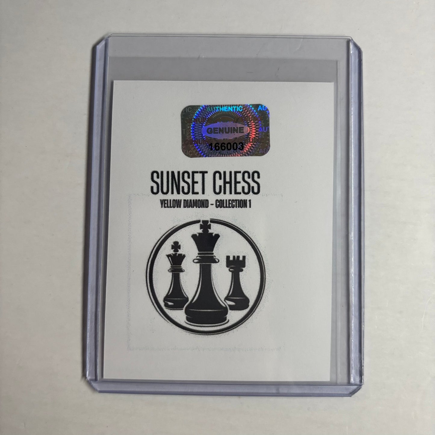 Yellow Diamond Collection 1 - Trading Card