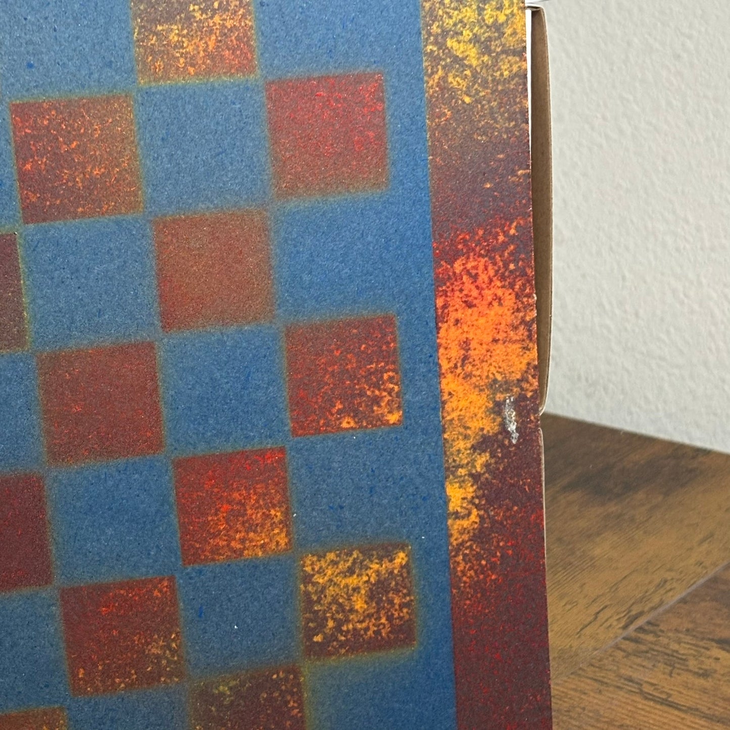 Rustic Navy Blue - Painted Chess Board