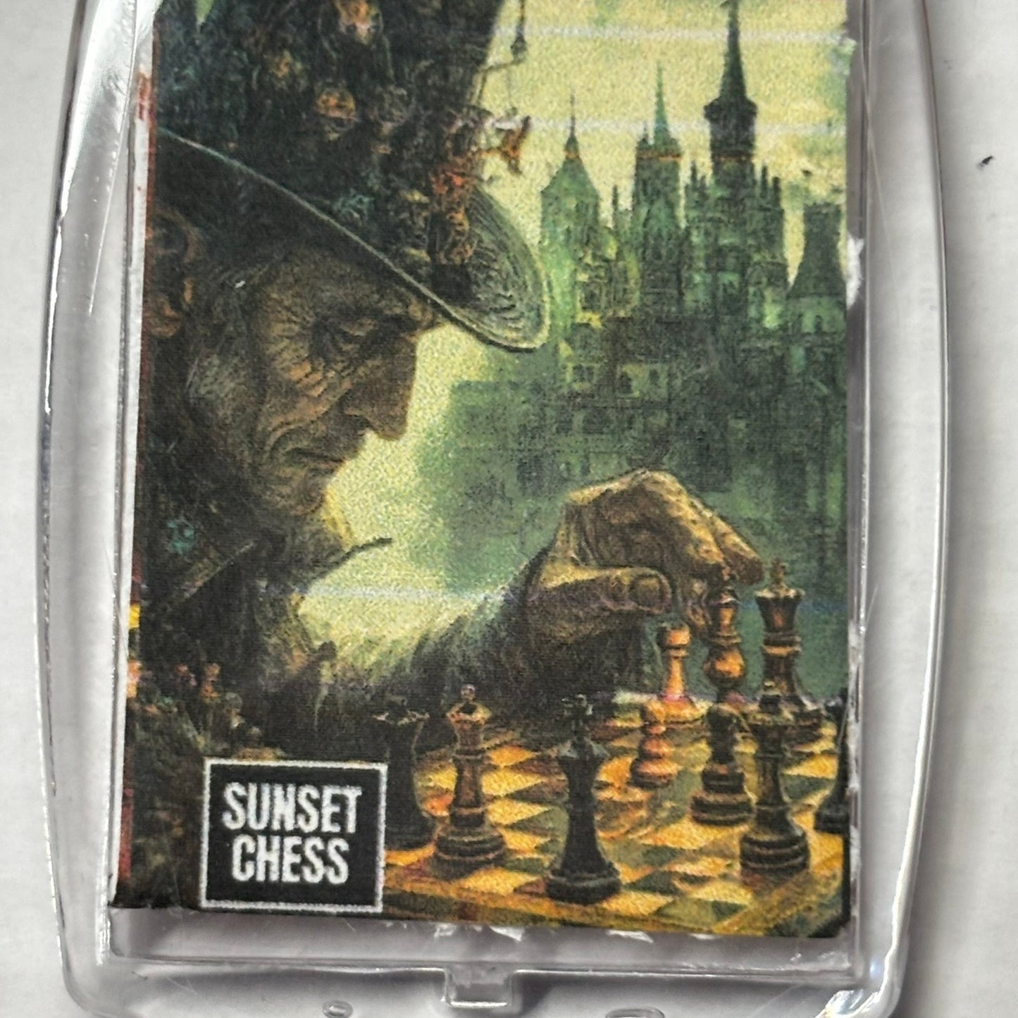Beyond The Castle - Chess  Photo Keychain