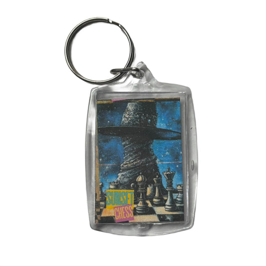 Wizards Hat - Chess  Photo Keychain