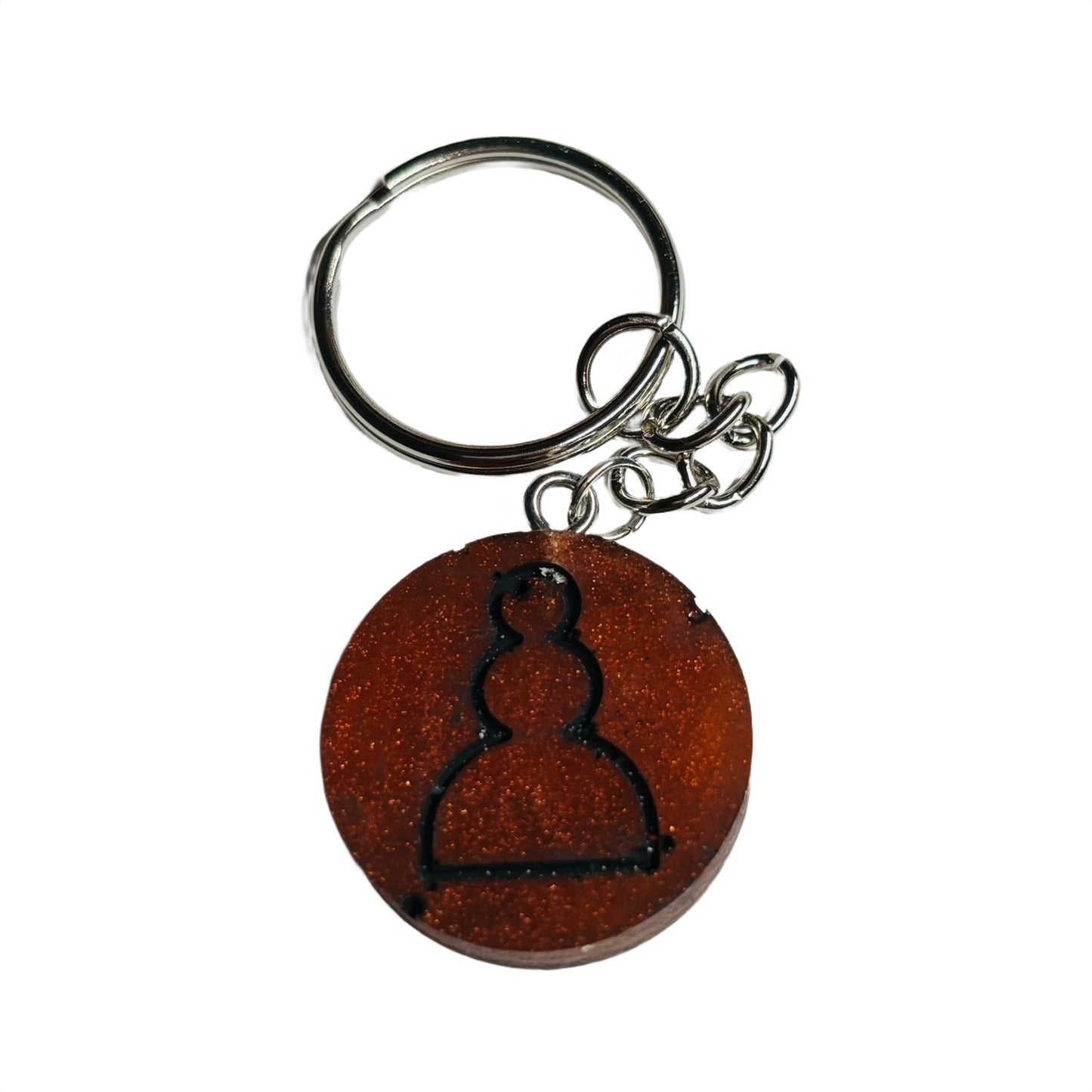 Dirty Red Pawn - Handmade Resin Keychain