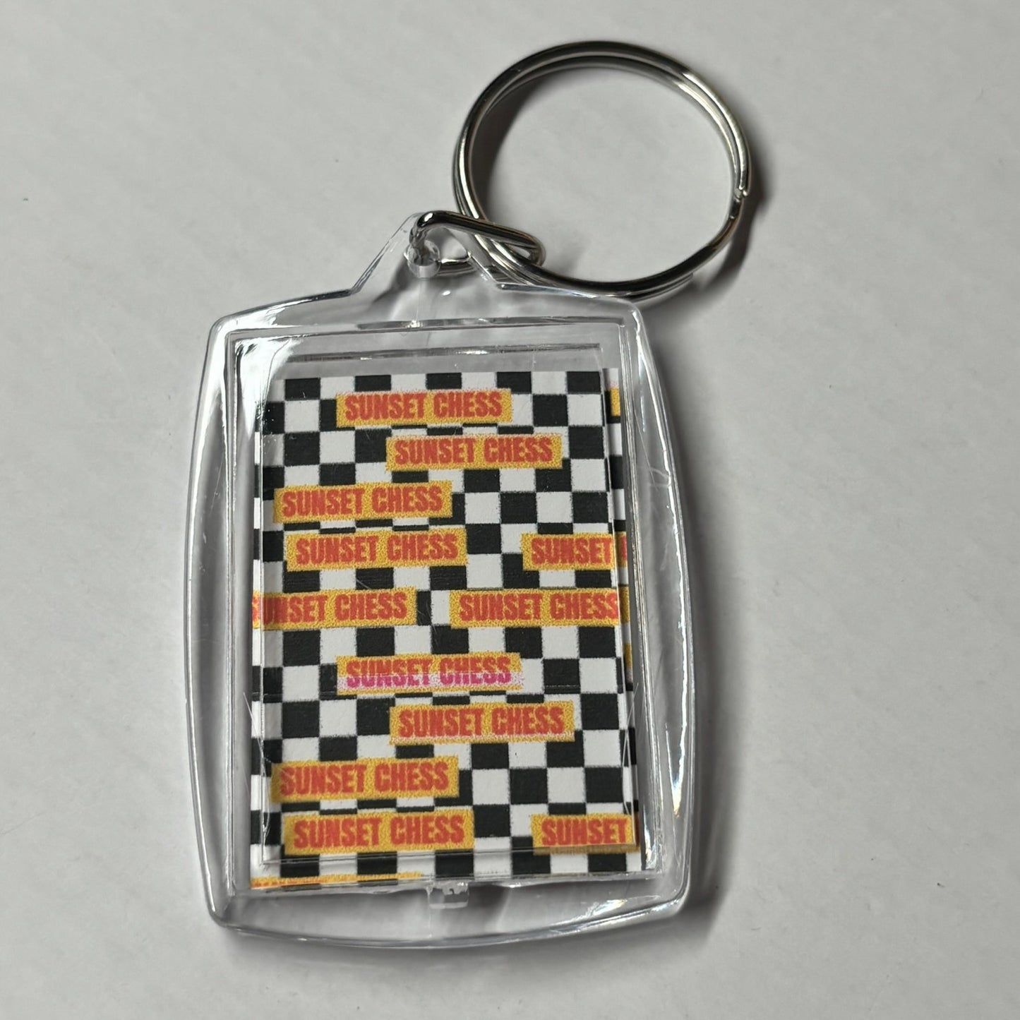 Dead Cowboy - Chess  Photo Keychain