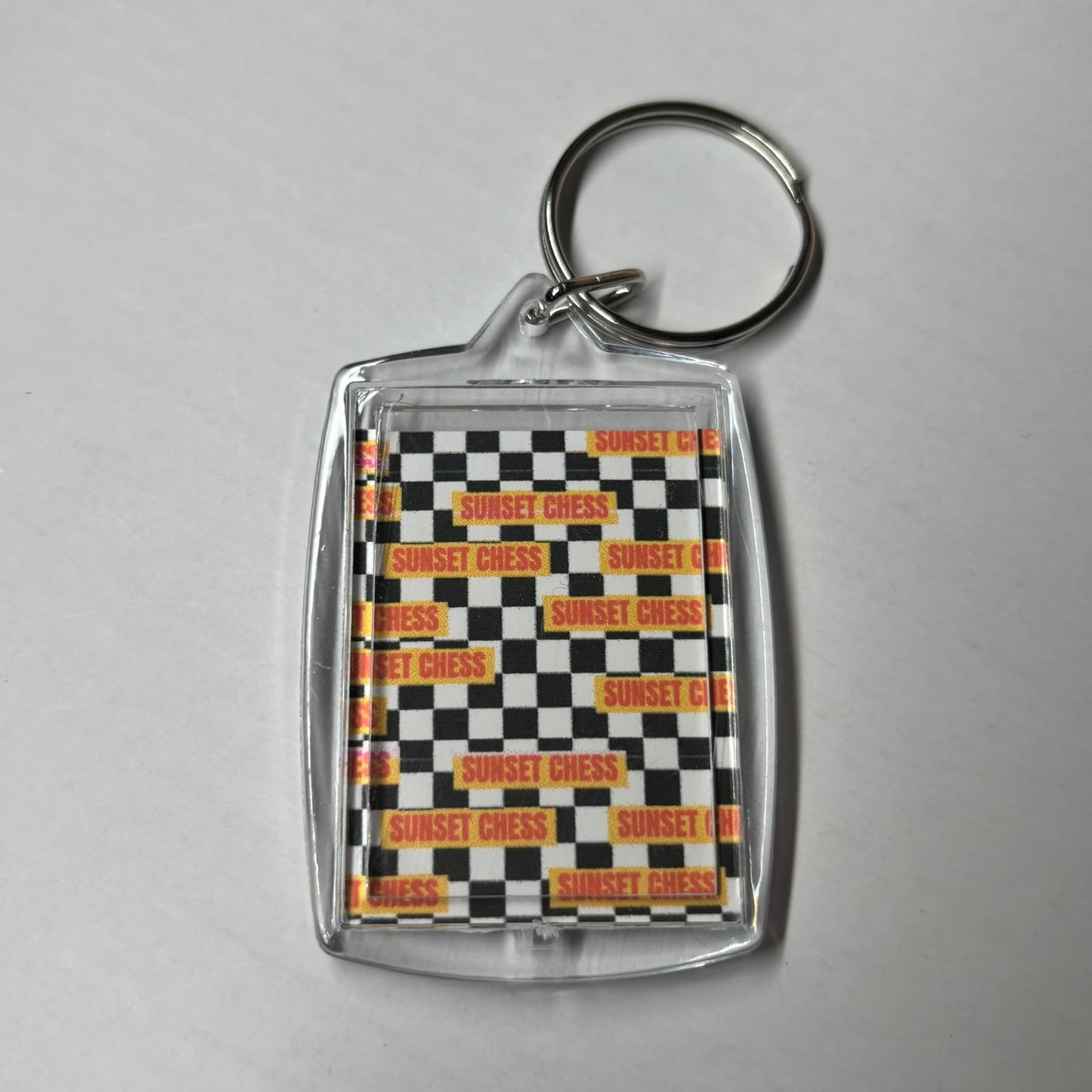 Young Spartan - Chess  Photo Keychain