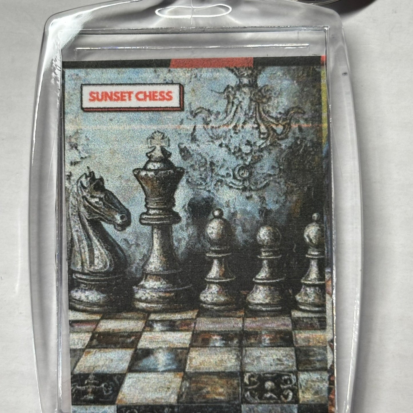 Stone Pieces - Chess  Photo Keychain