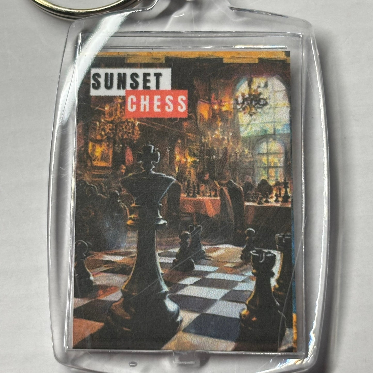 Fancy Room - Chess  Photo Keychain