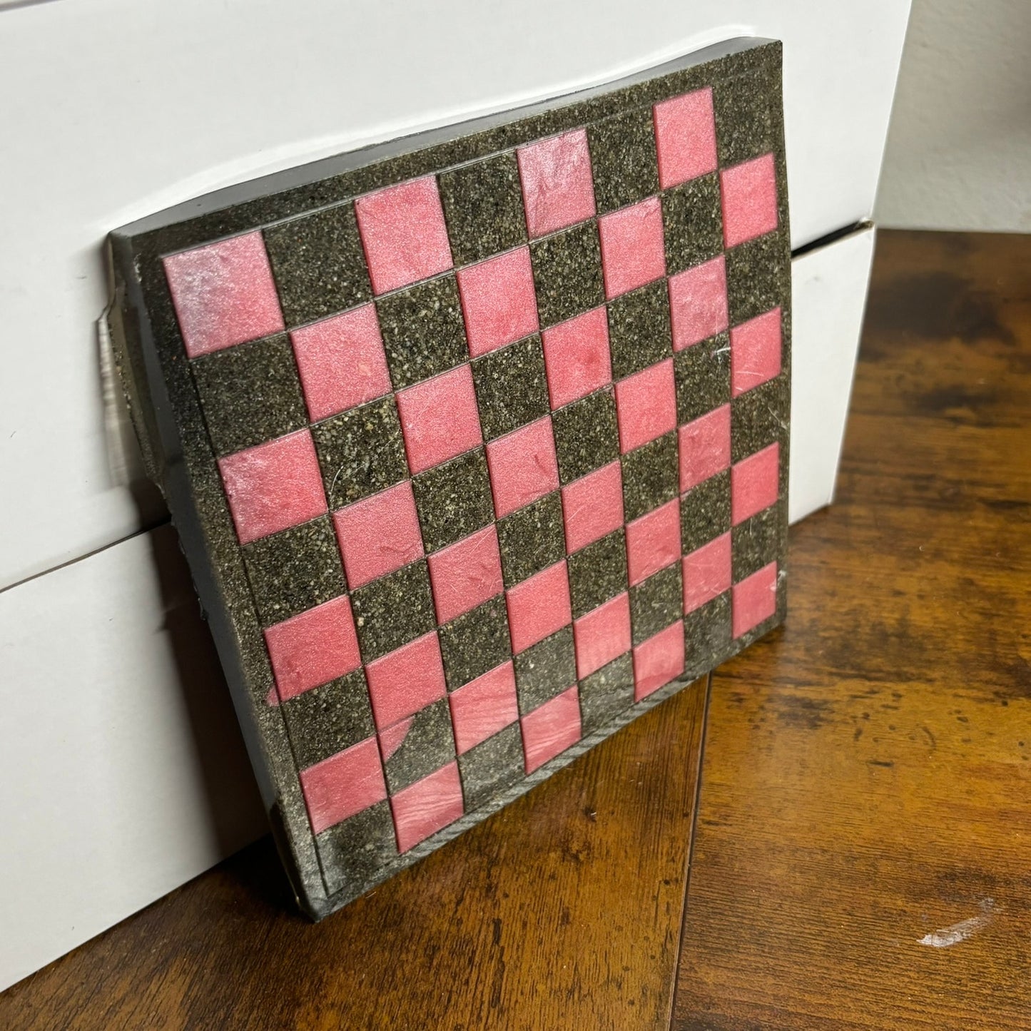 Rock Pink - Resin Chess Board