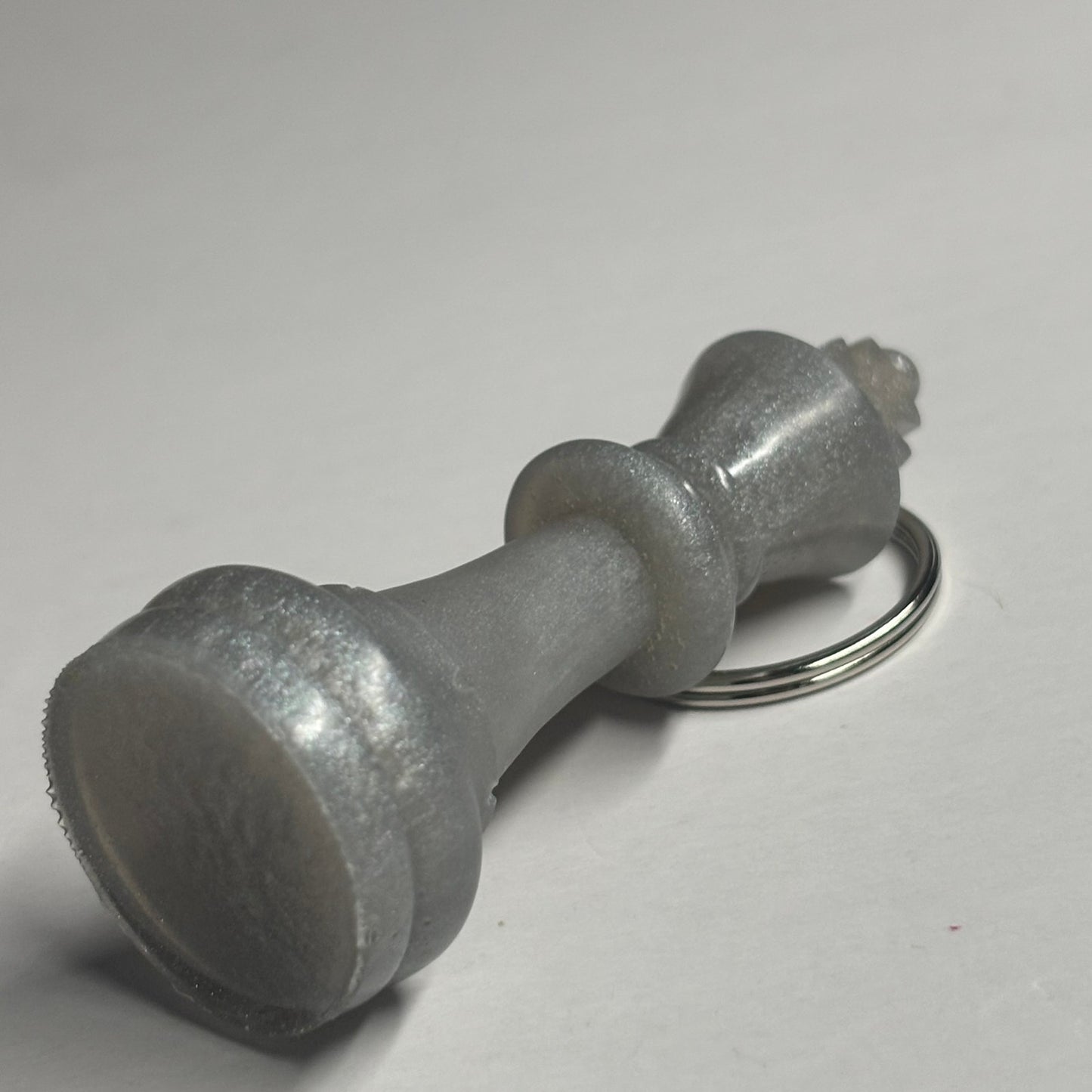 Silver King - Handmade Resin Keychain