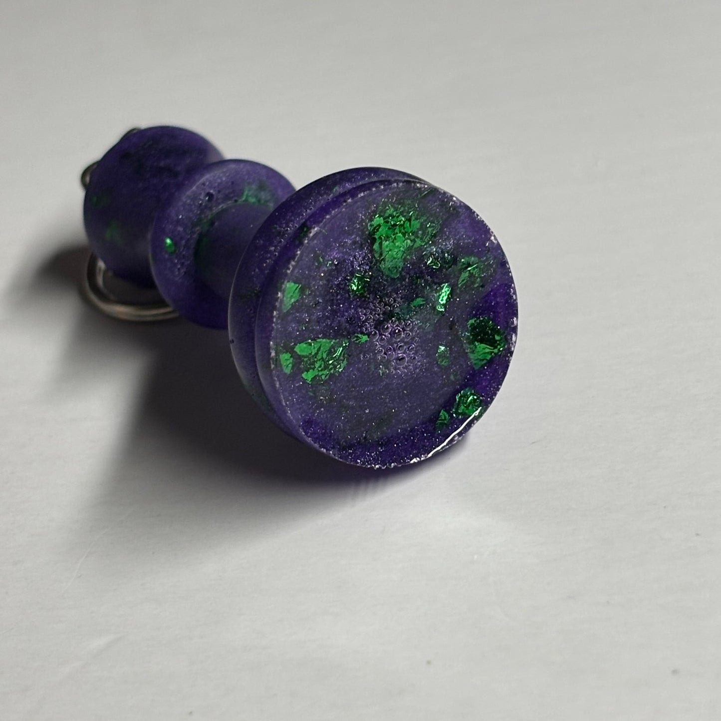 Purple Night King - Handmade Resin Keychain