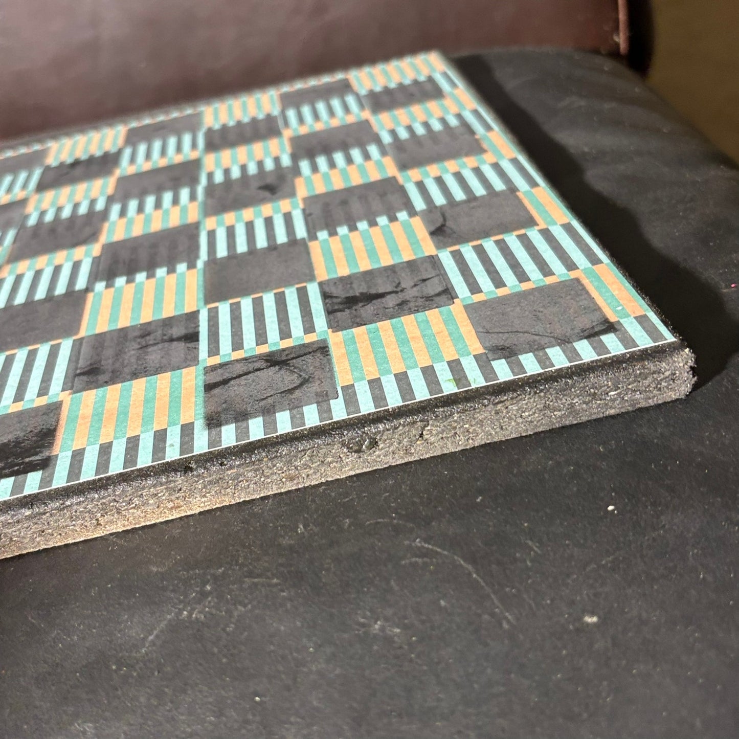 Retro Colors - Scrapbook Chess Board