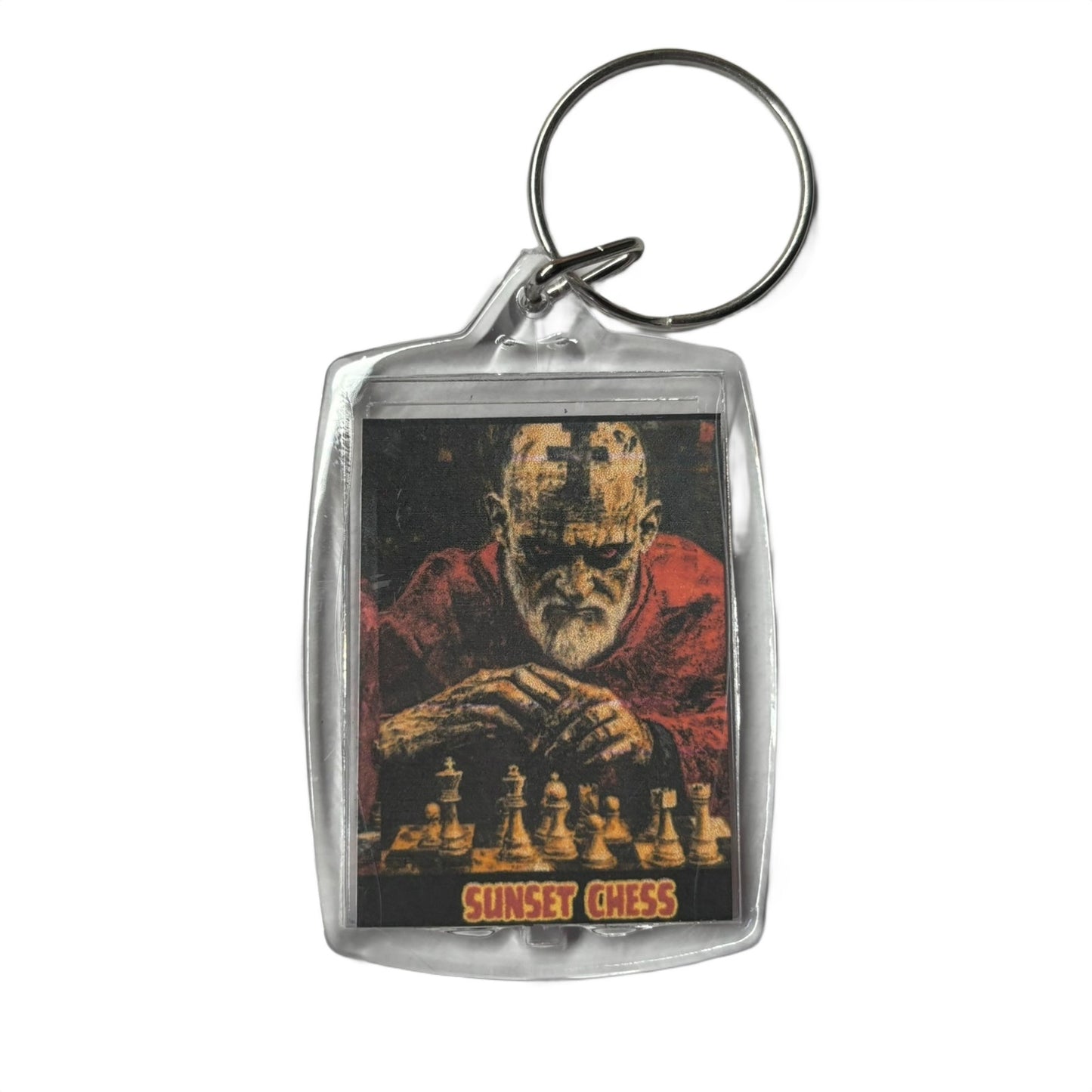 Bitter Man - Chess  Photo Keychain