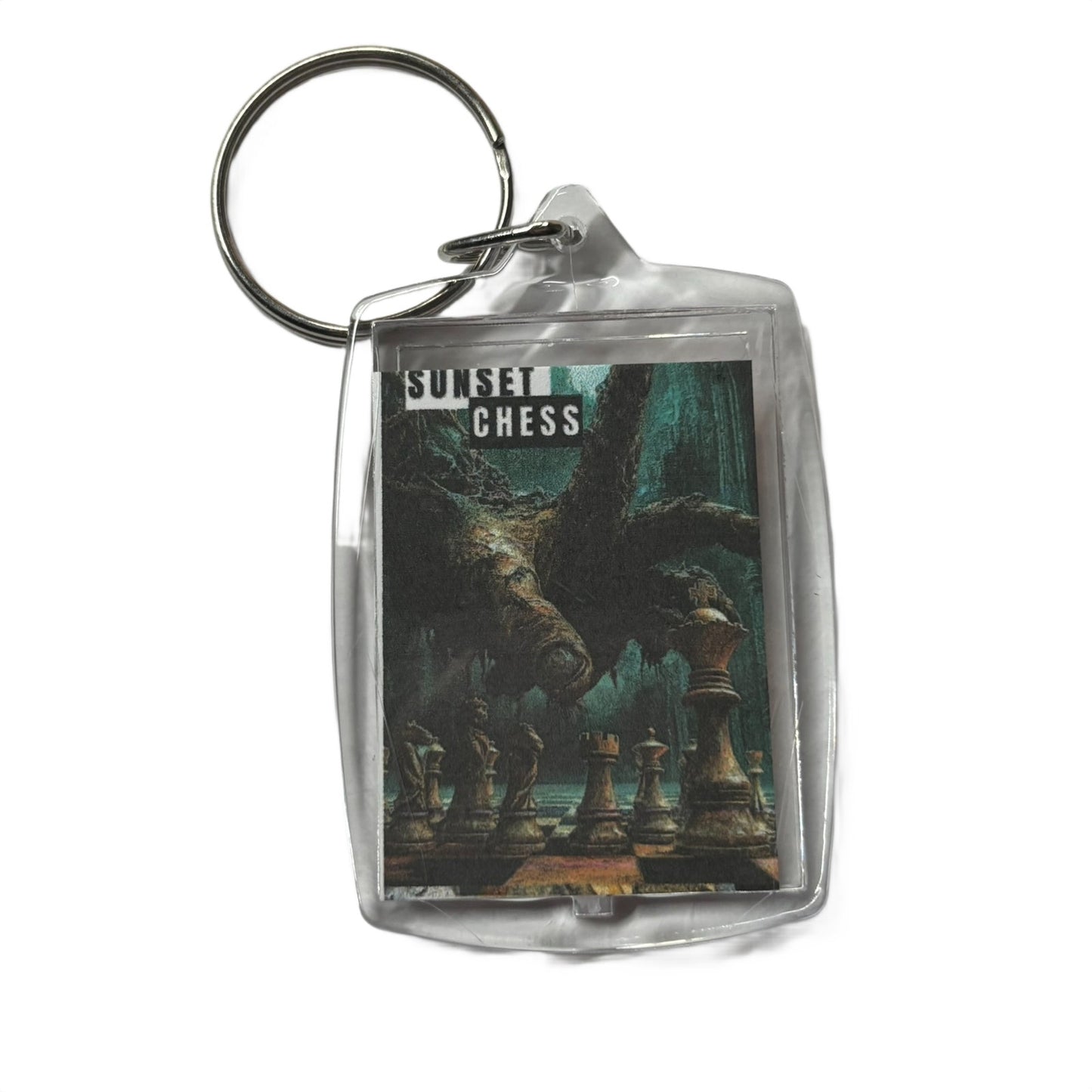 Dark Hand - Chess  Photo Keychain
