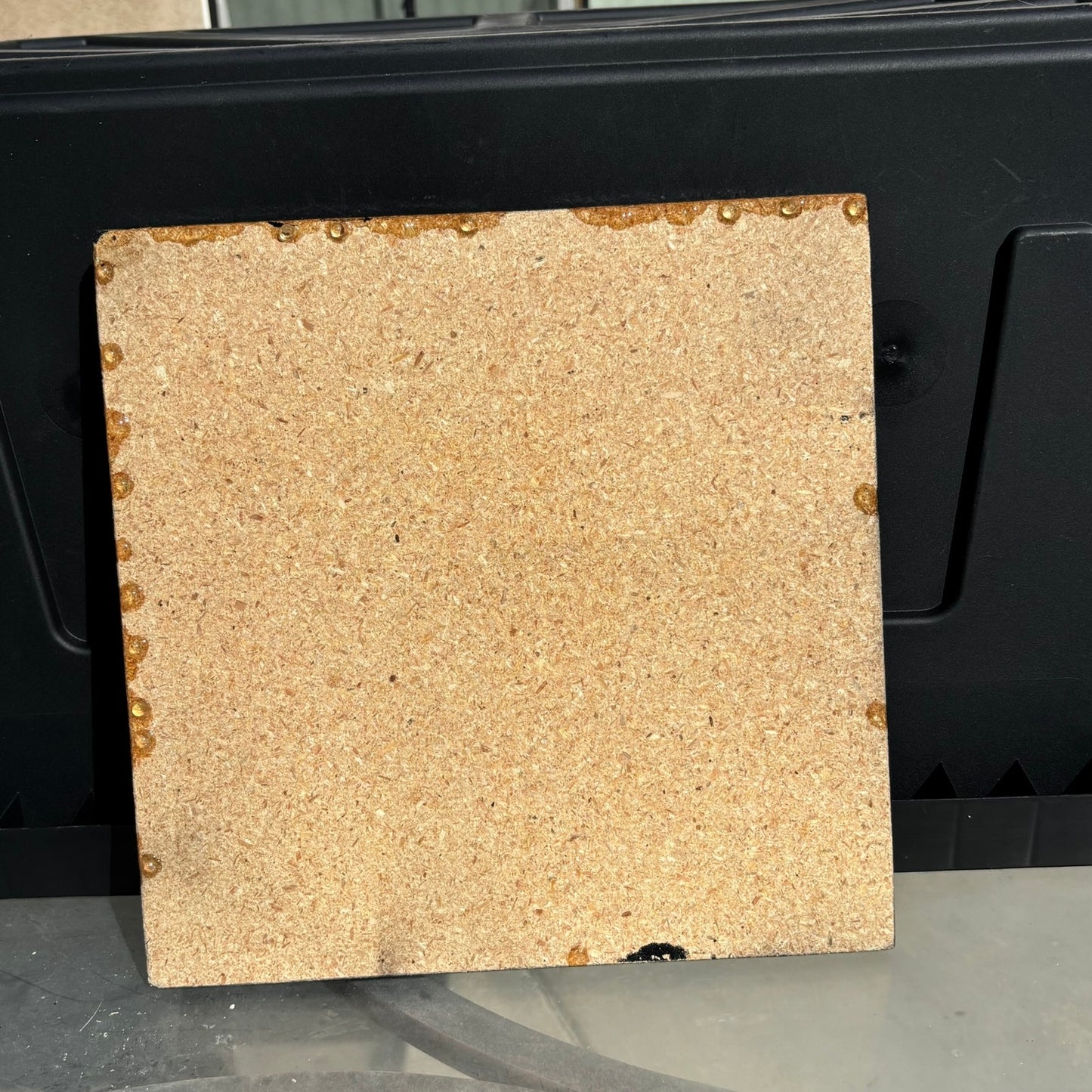 Space Alien Blue - Resin Coated Chess Board