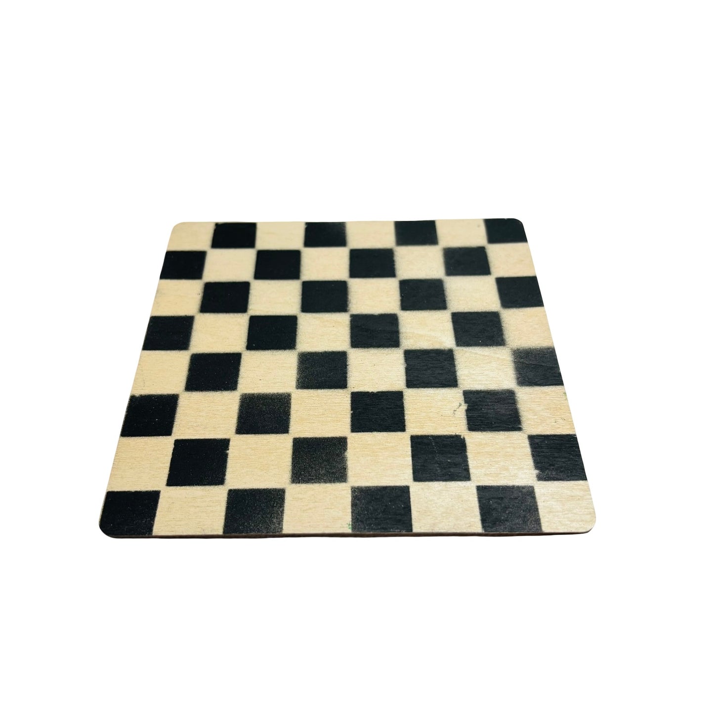 Cream Black - Mini Chess Set