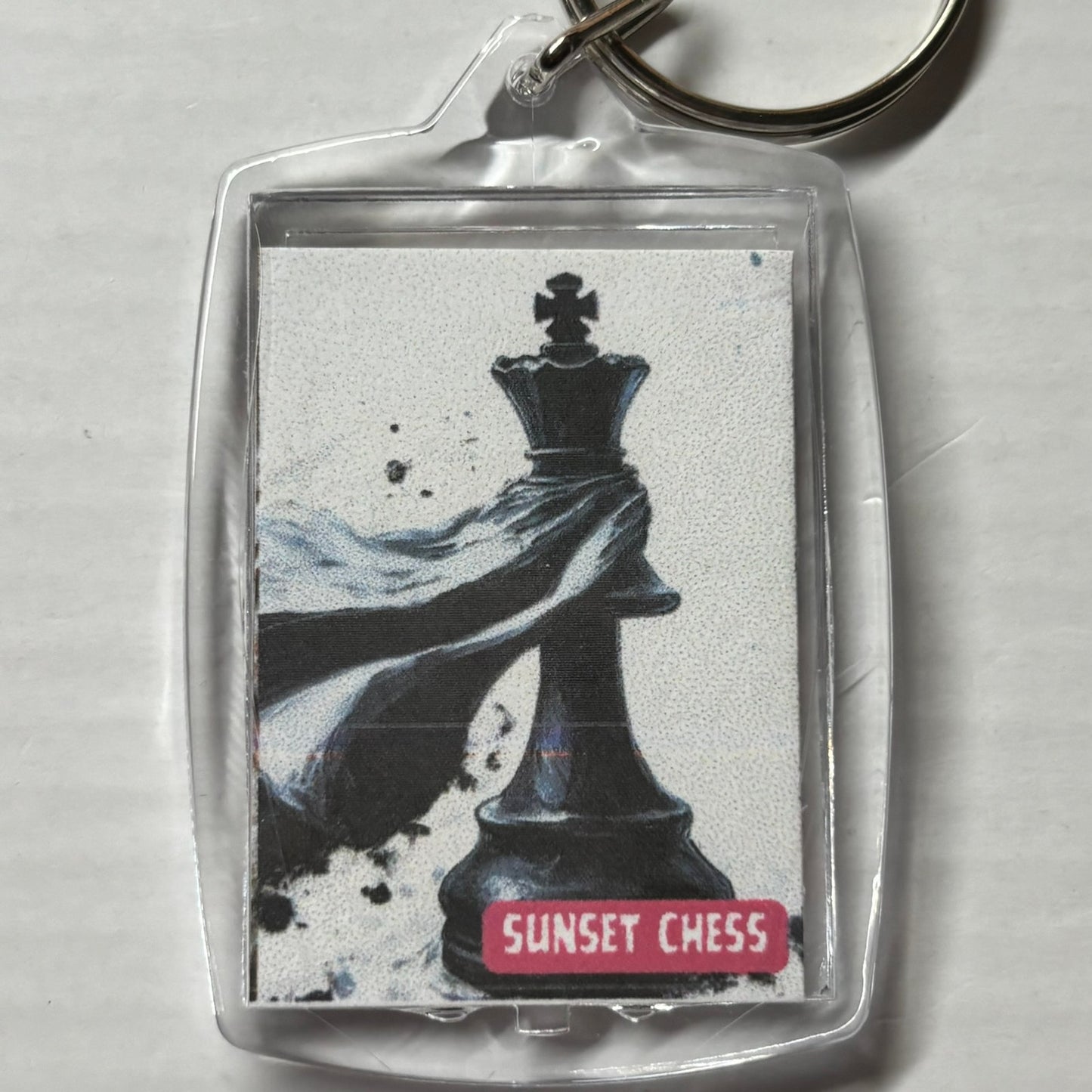 Super King - Chess  Photo Keychain