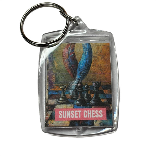 Two Feather - Chess  Photo Keychain