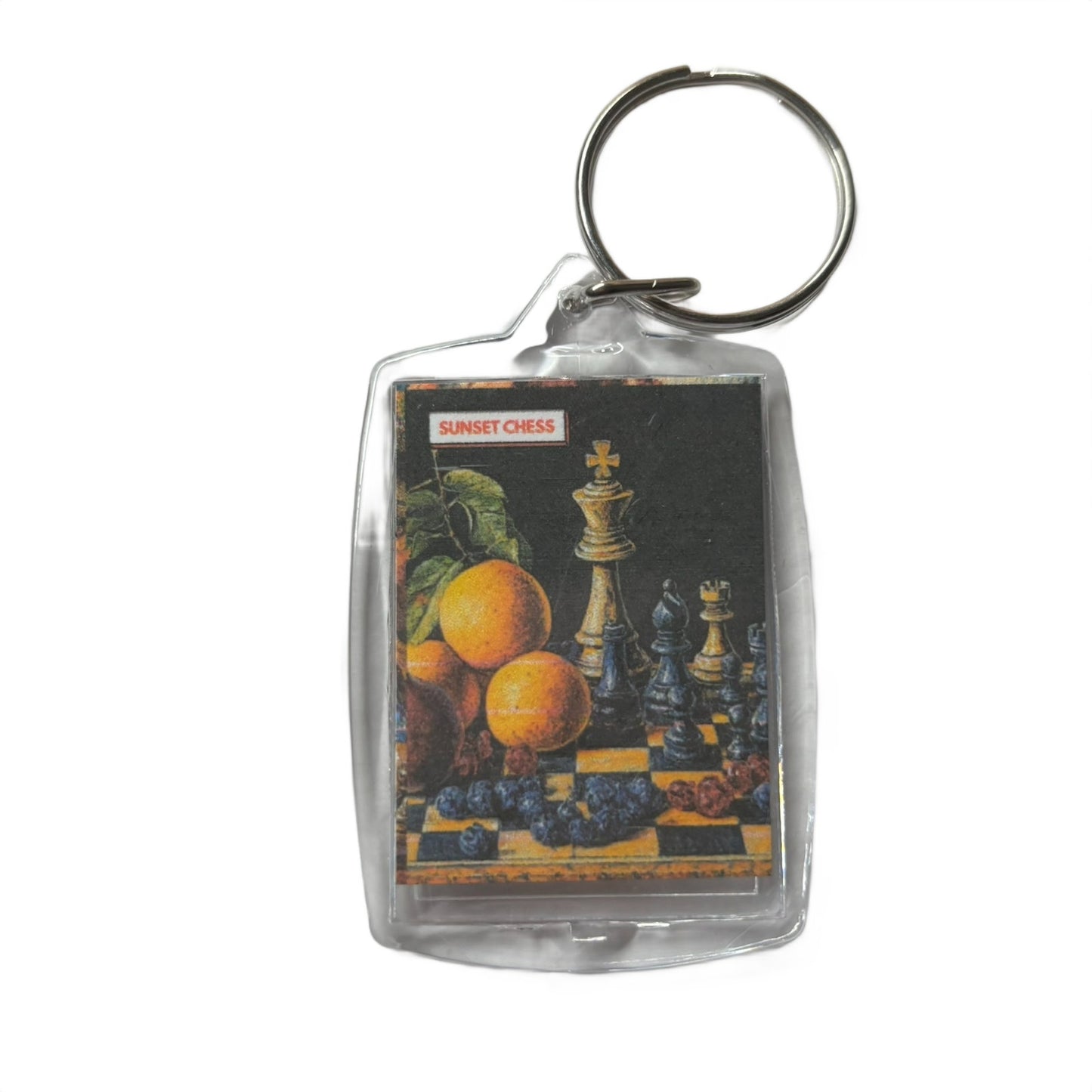 Fruits - Chess  Photo Keychain