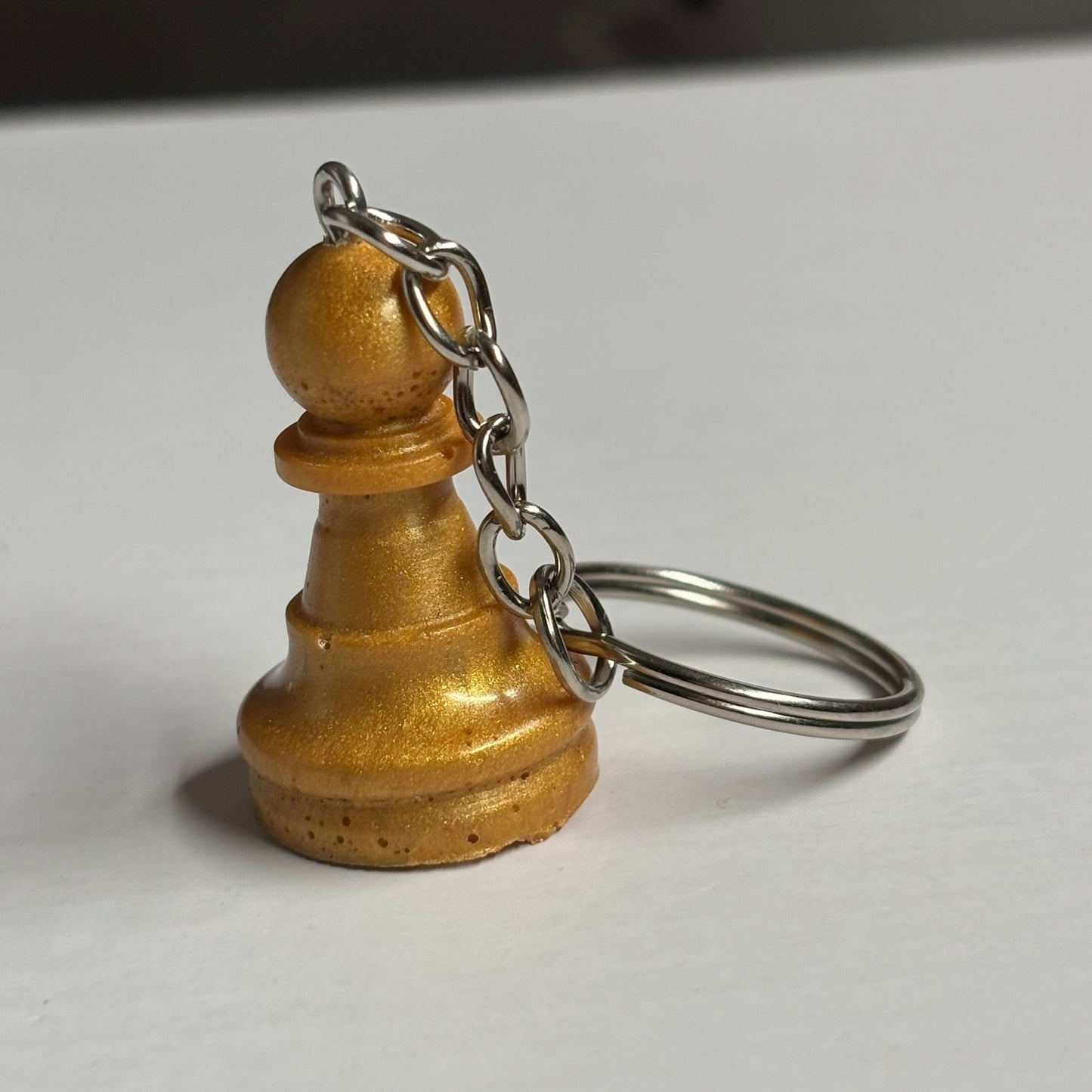 Royal Yellow Pawn - Handmade Resin Keychain