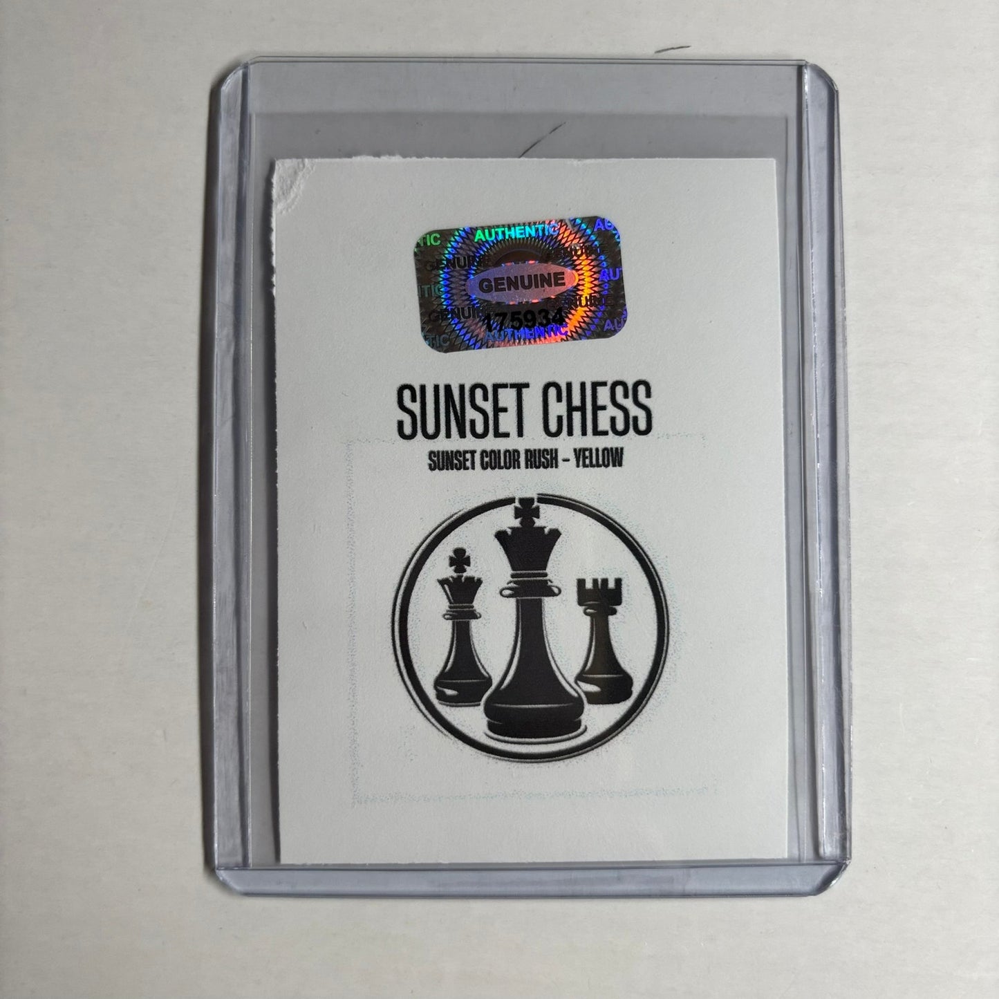 Yellow Collection - Trading Card