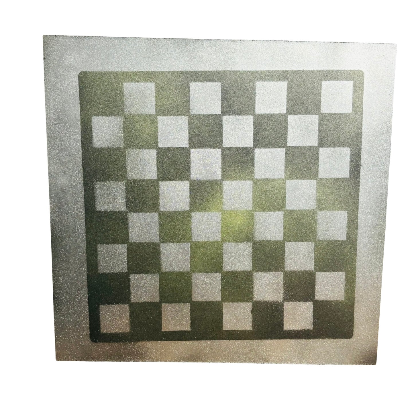 Rustic Green - Painted Chess Board