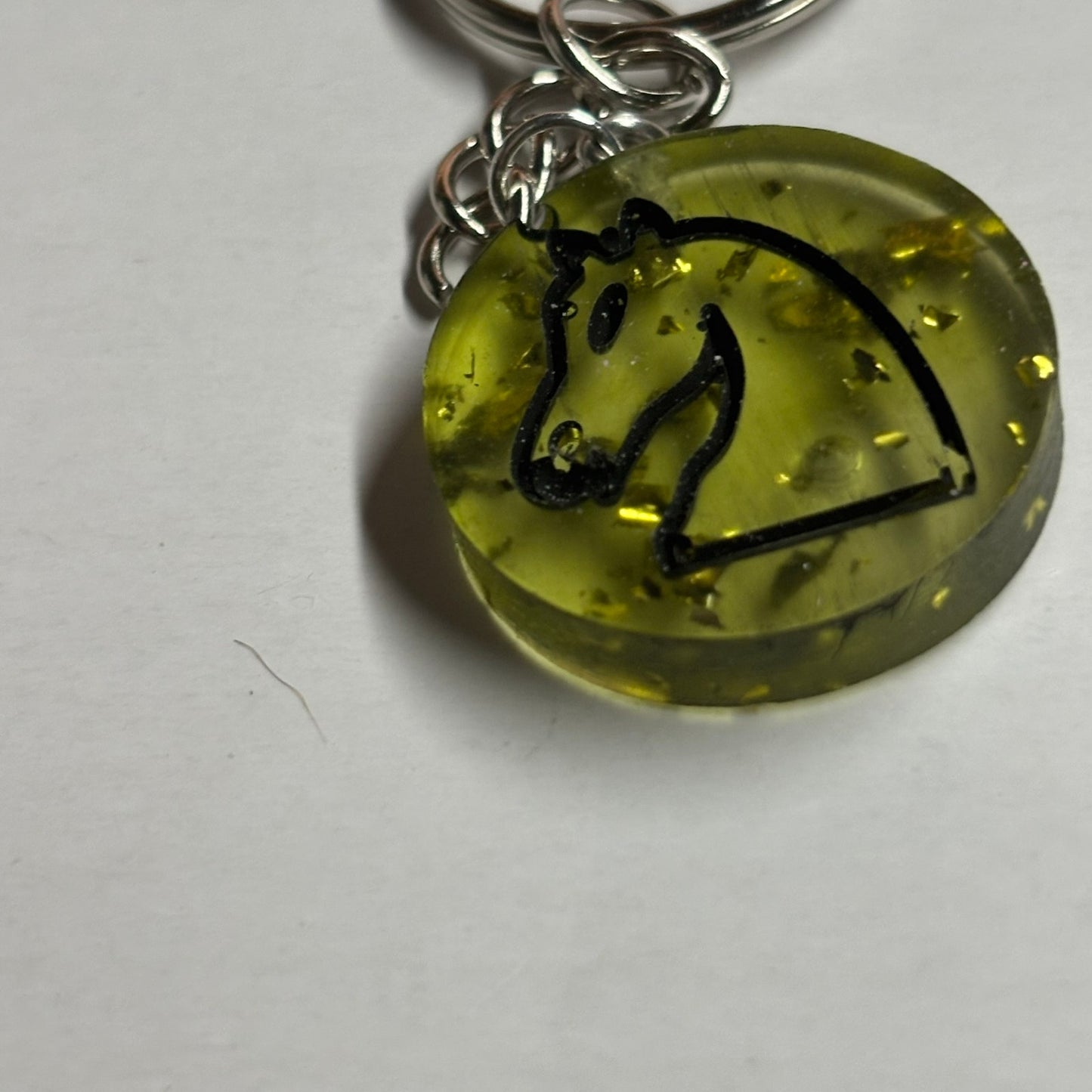 Green Leaves Knight - Handmade Resin Keychain