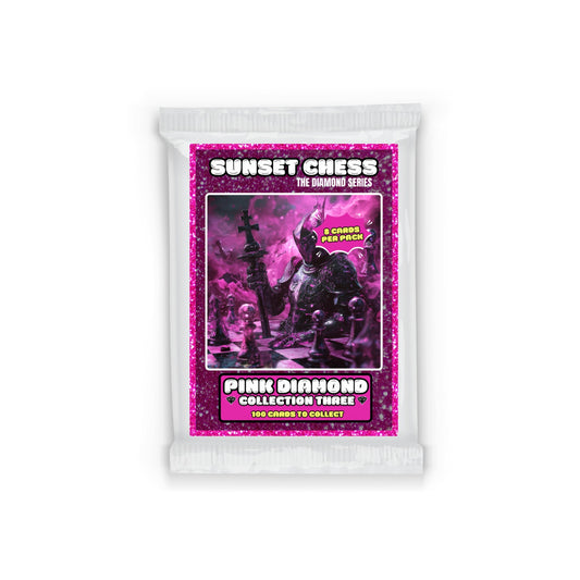 Pink Diamond Part 3 - Sunset Chess Scrapbook Card Pack