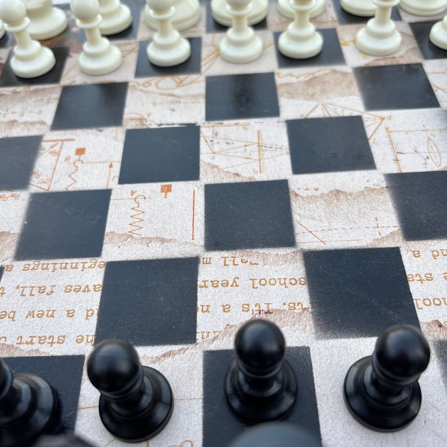 Mystic Writings - Scrapbook Chess Set
