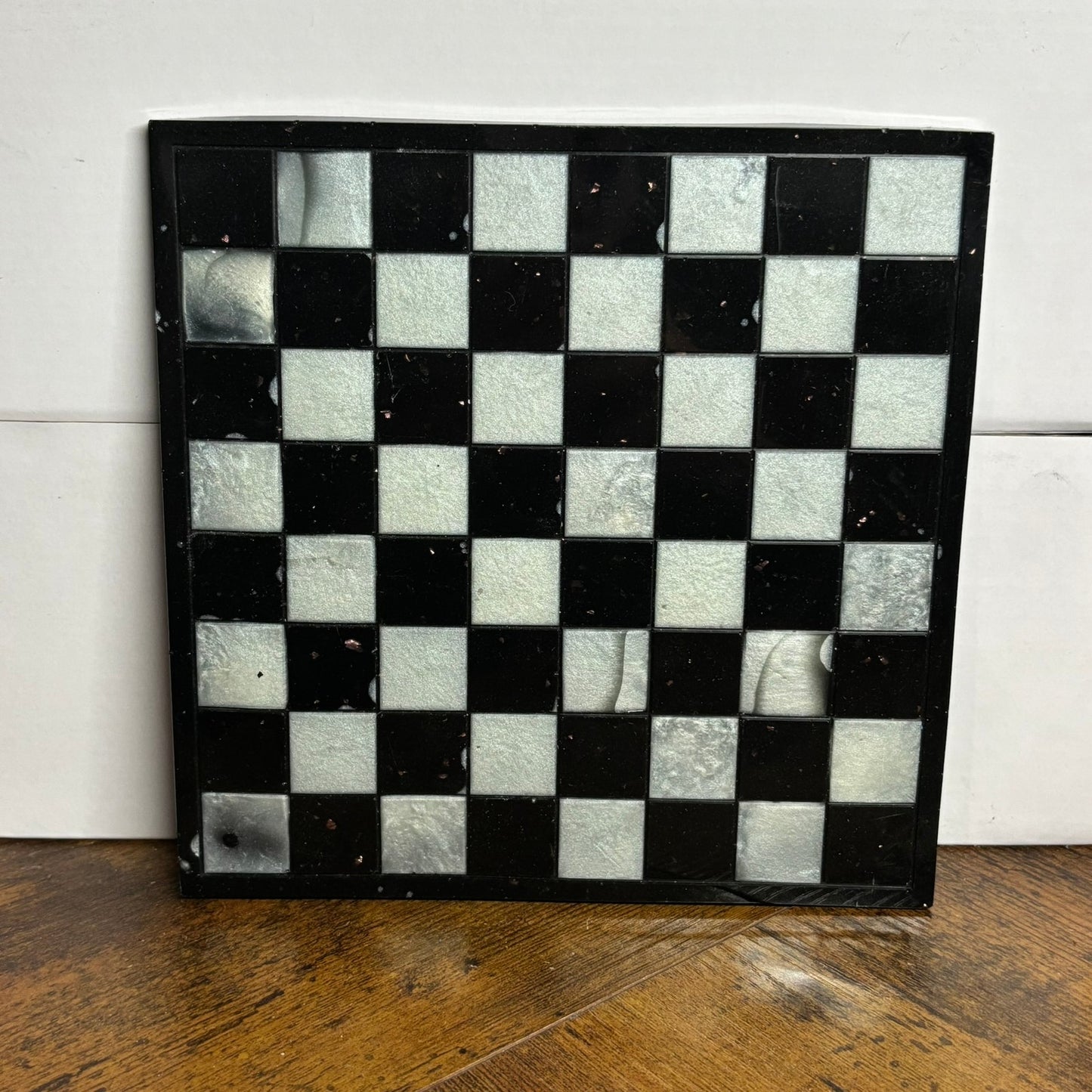 Prestigious Black & White - Resin Chess Board