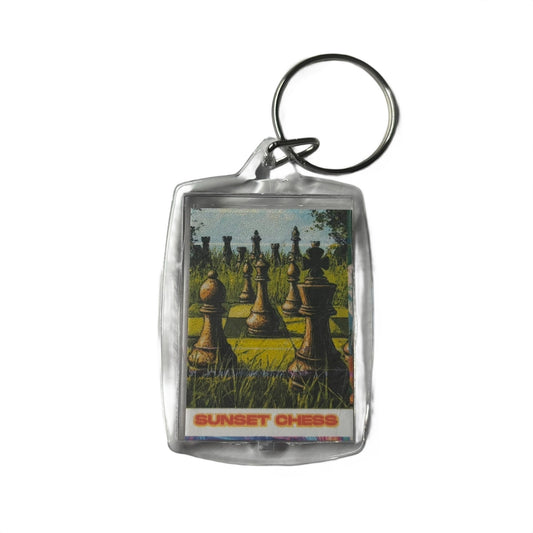 Green Field - Chess  Photo Keychain