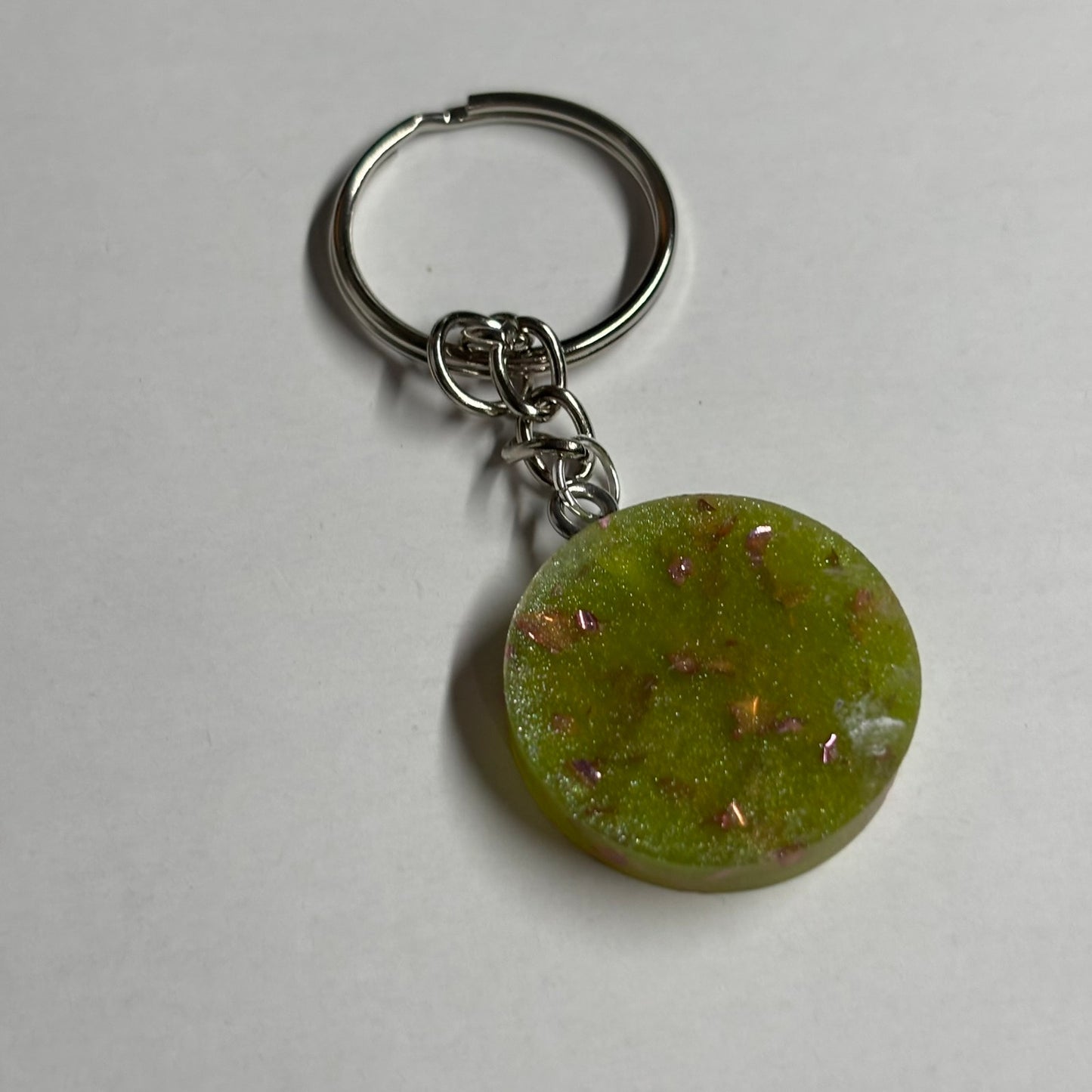 Green Pink Queen - Handmade Resin Keychain