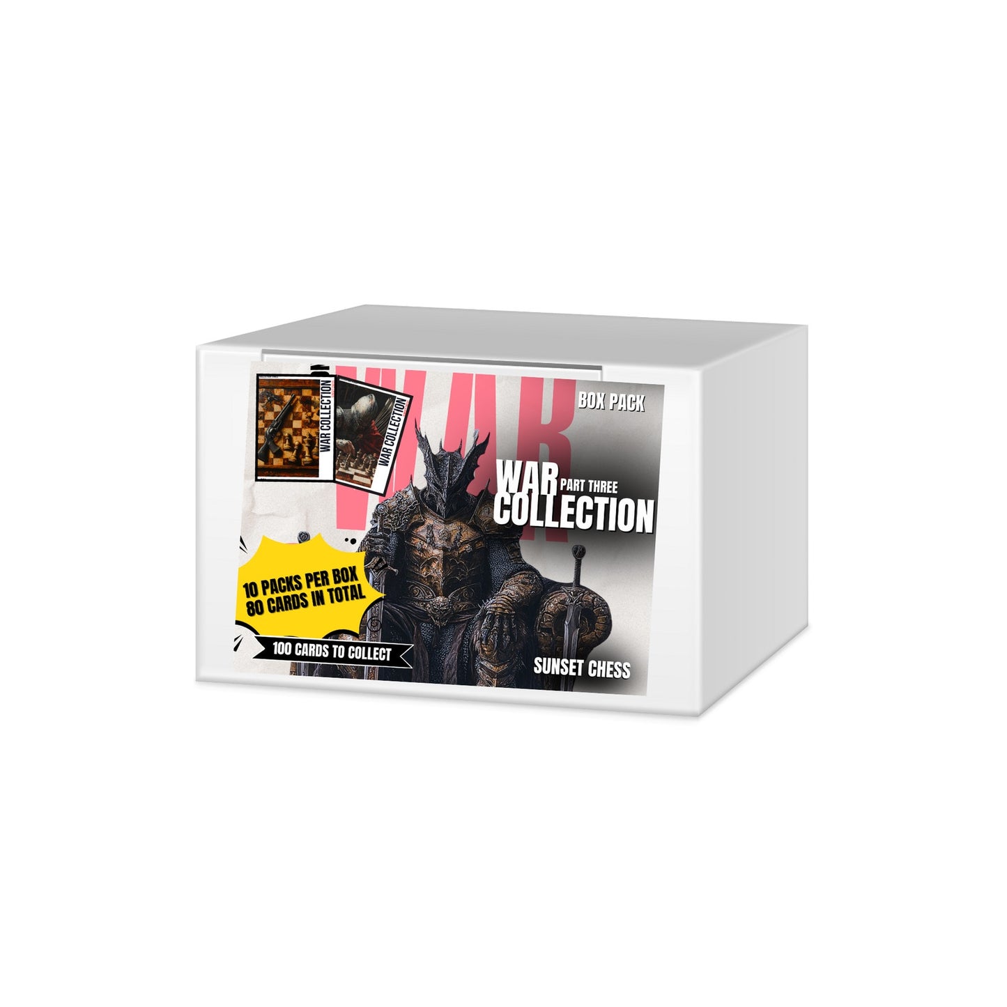 War Collection Three Trading Cards - Mini Box Collection