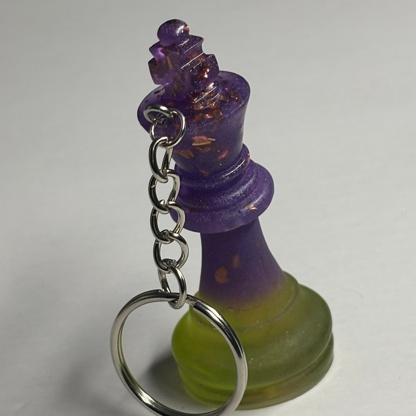 Purple Royalty King - Handmade Resin Keychain
