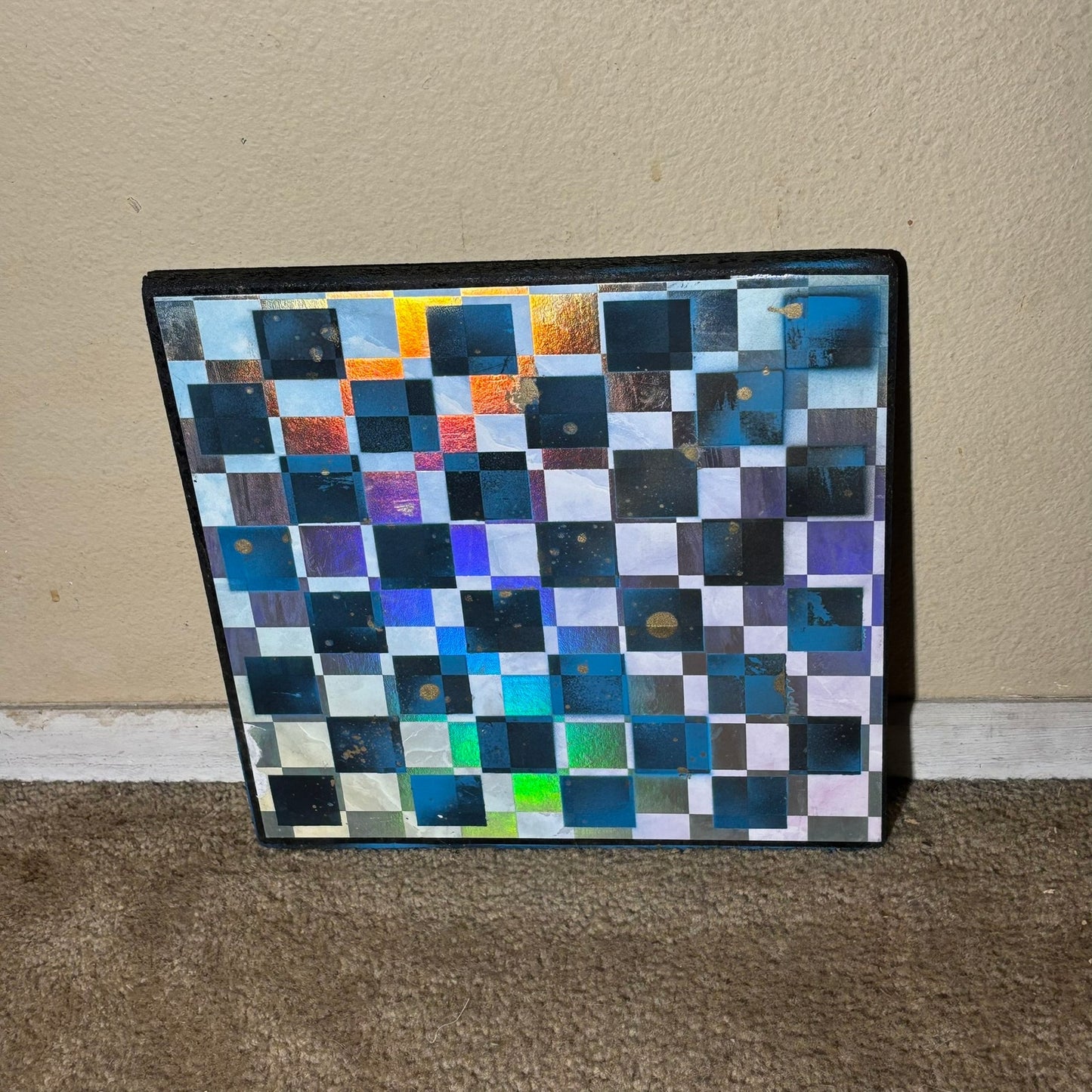 Chrome Shine Delusion - Scrapbook Chess Board