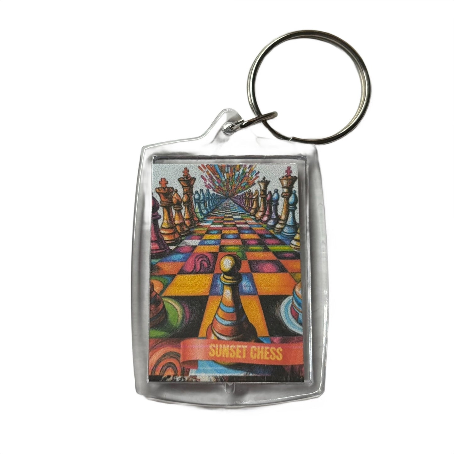 The Chess Path - Chess  Photo Keychain