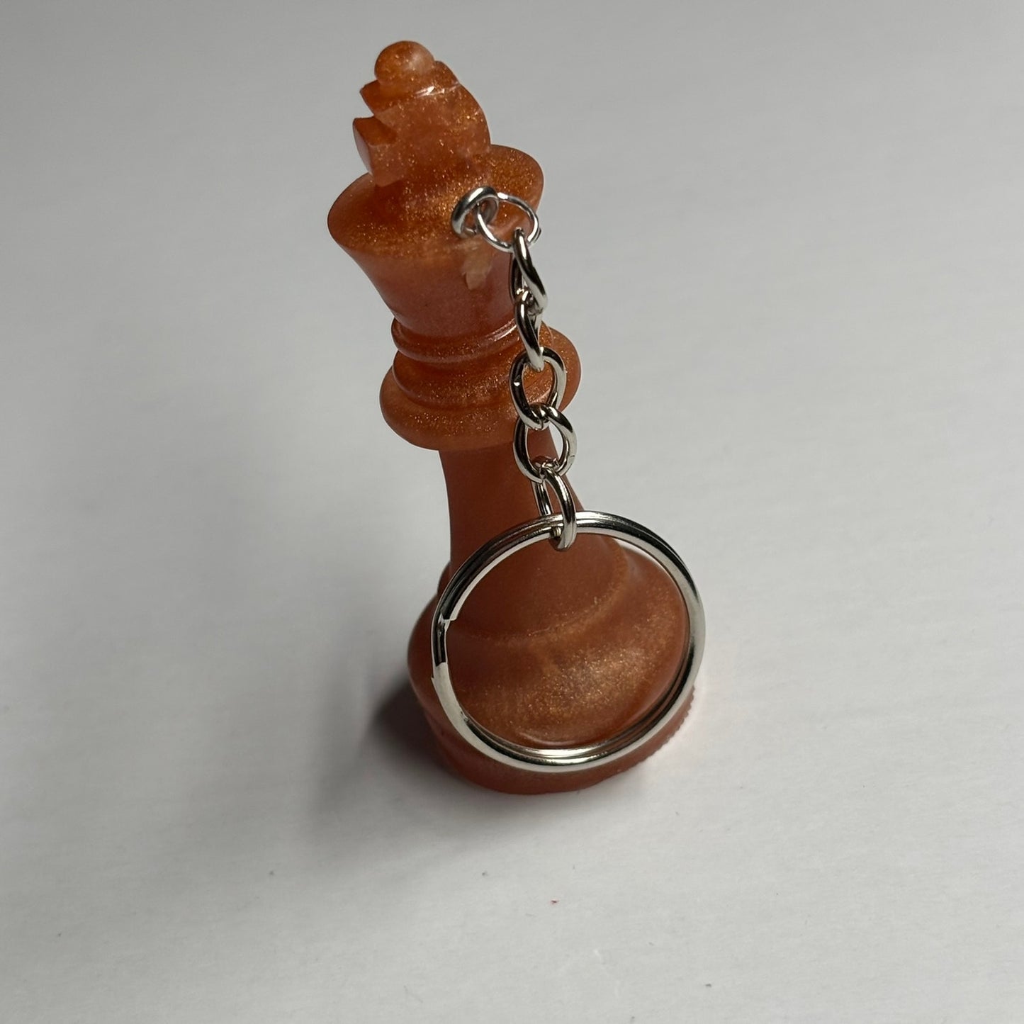 Bronze/Orange King - Handmade Resin Keychain