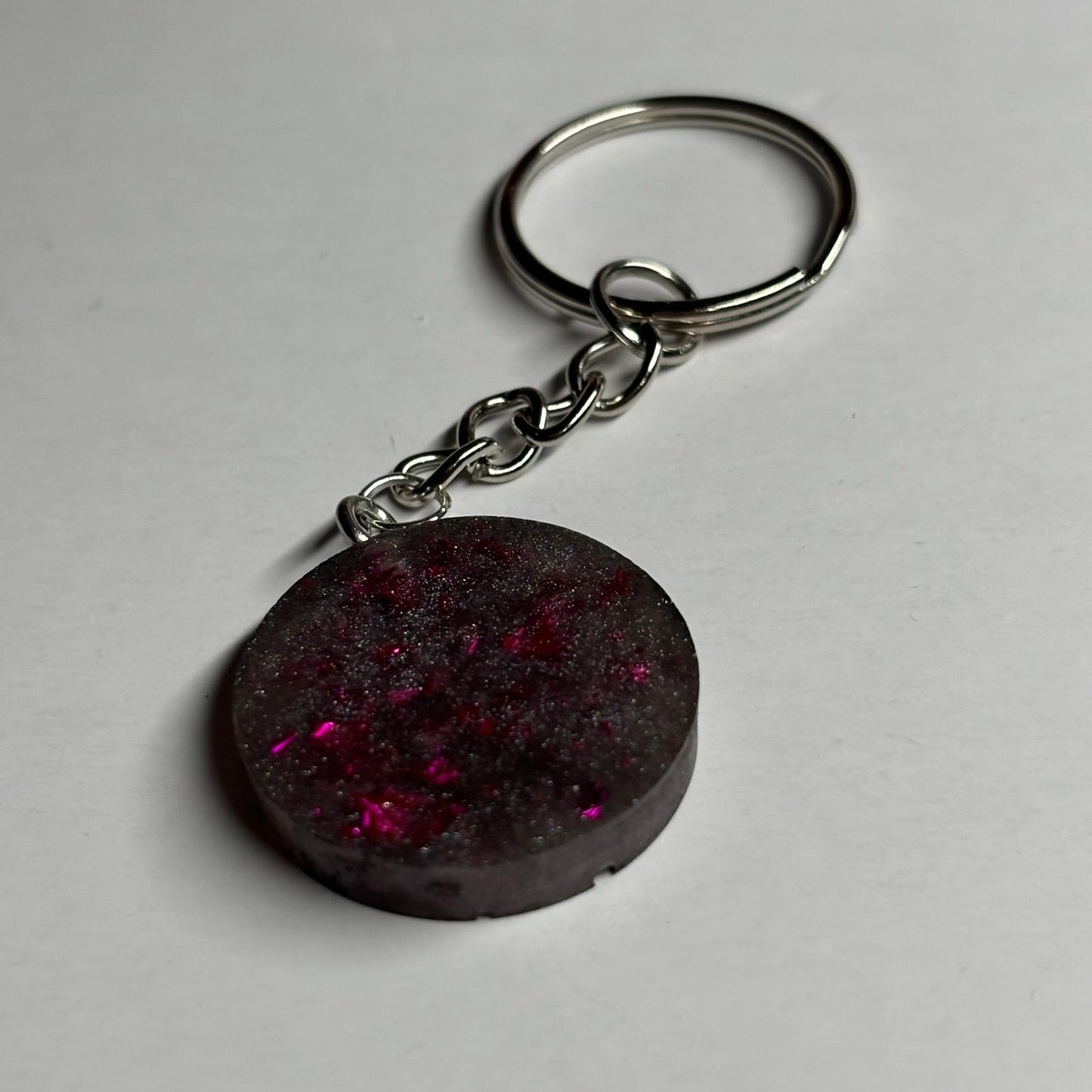 Dark Purple Pawn - Handmade Resin Keychain