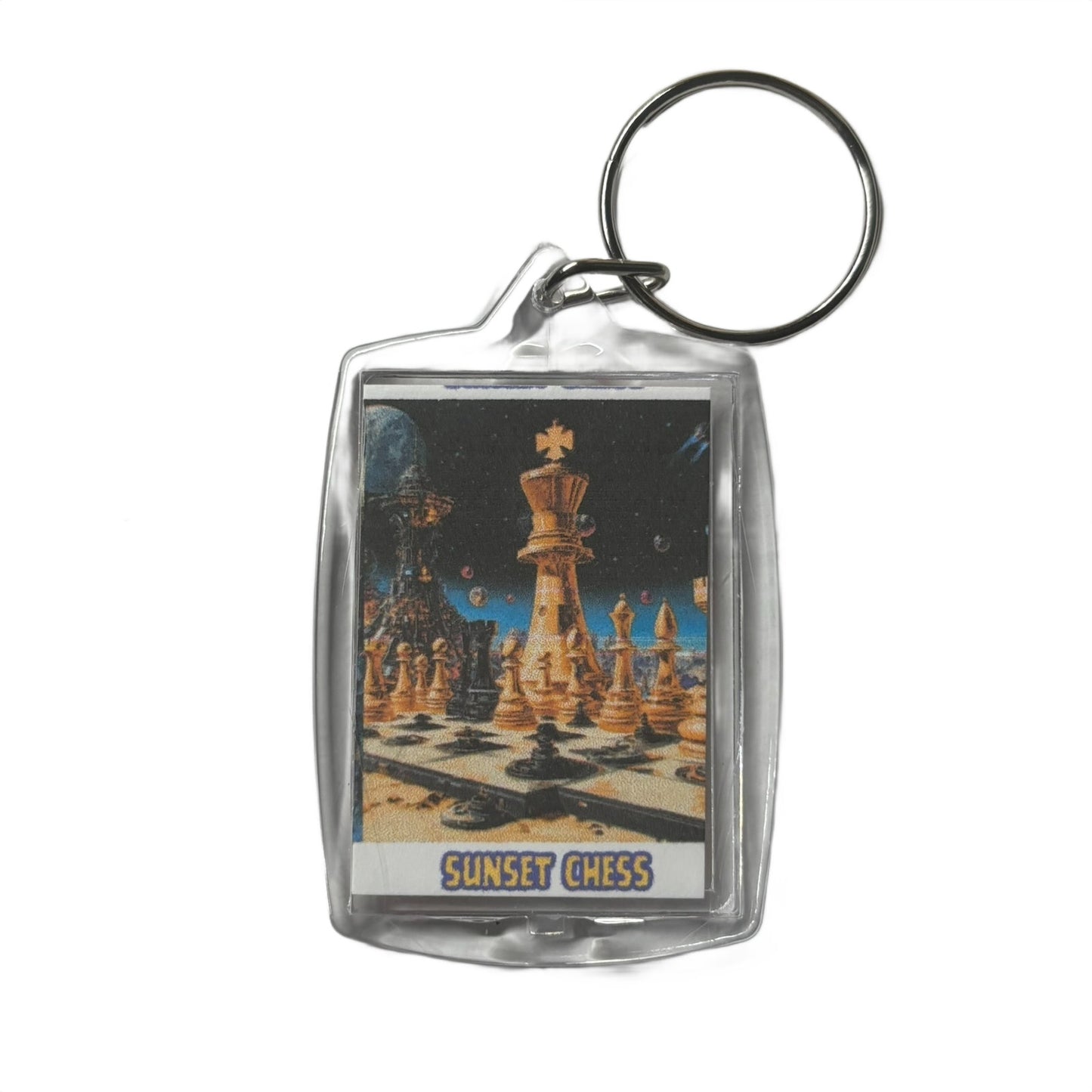 The King Stands - Chess  Photo Keychain