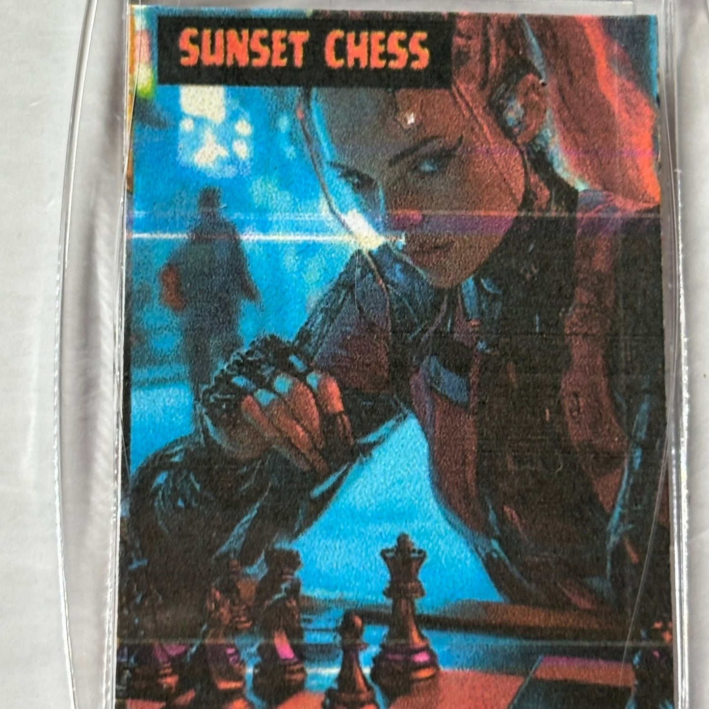 Robo Girl - Chess  Photo Keychain
