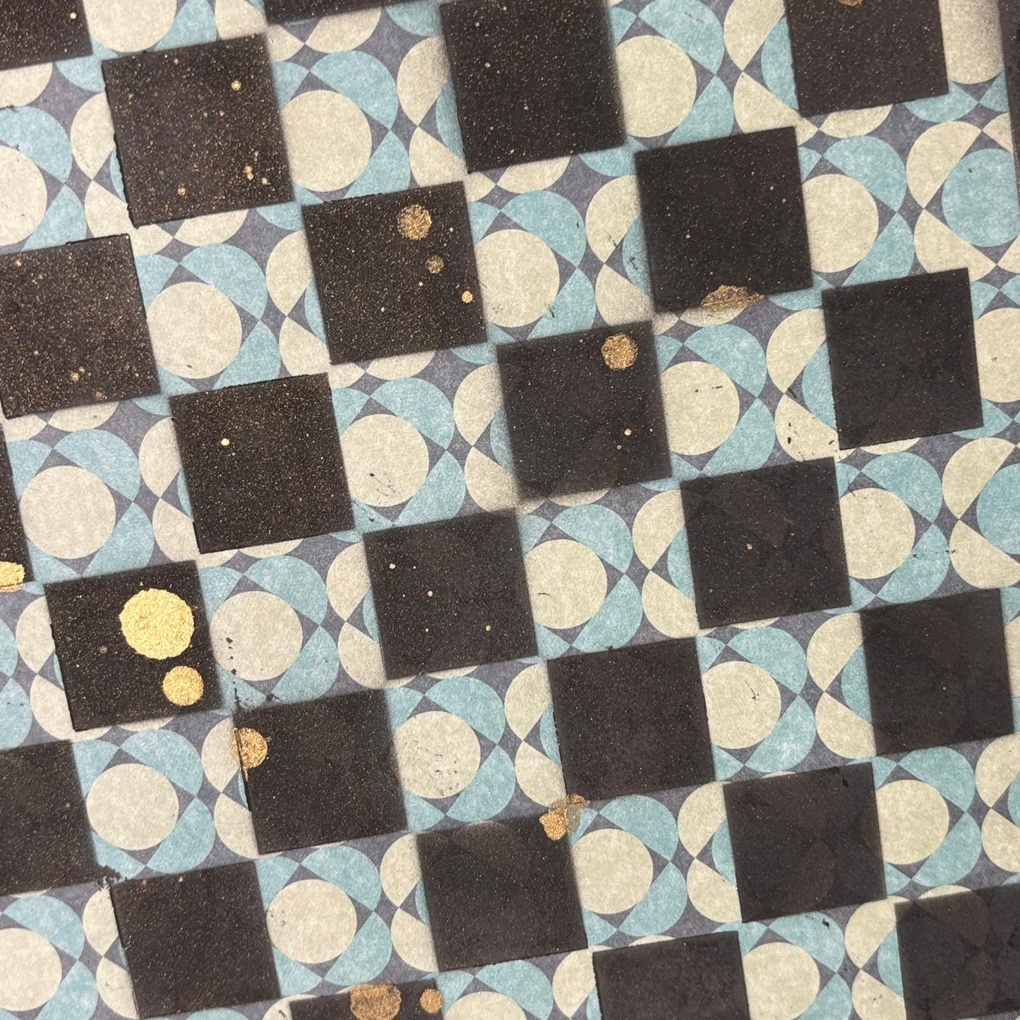 Simple Green - Scrapbook Chess Board