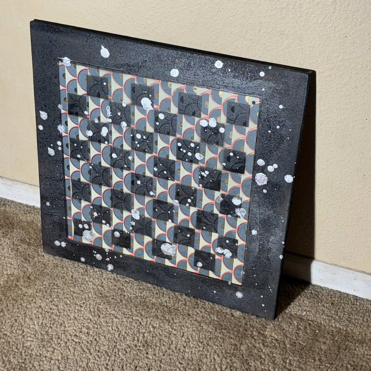 Vintage Supreme Pattern - Large Scrapbook Chess Board