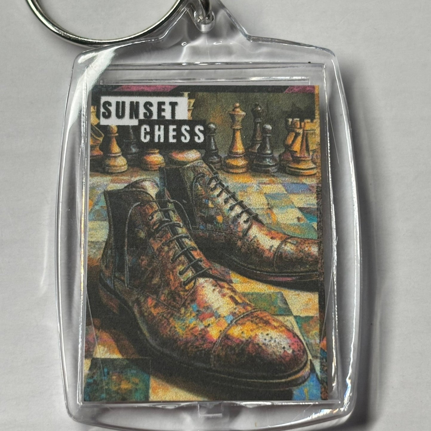 High Fashion - Chess  Photo Keychain