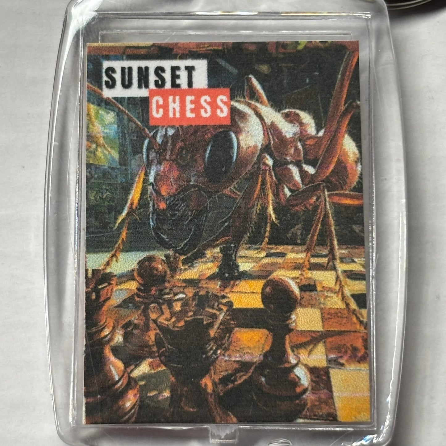 Ant Attack - Chess  Photo Keychain