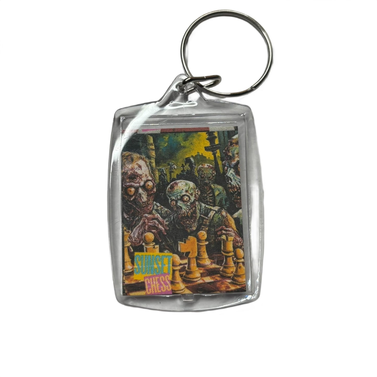 Zombie Horde - Chess  Photo Keychain