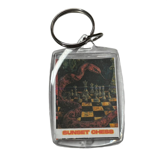 Red Slither - Chess  Photo Keychain