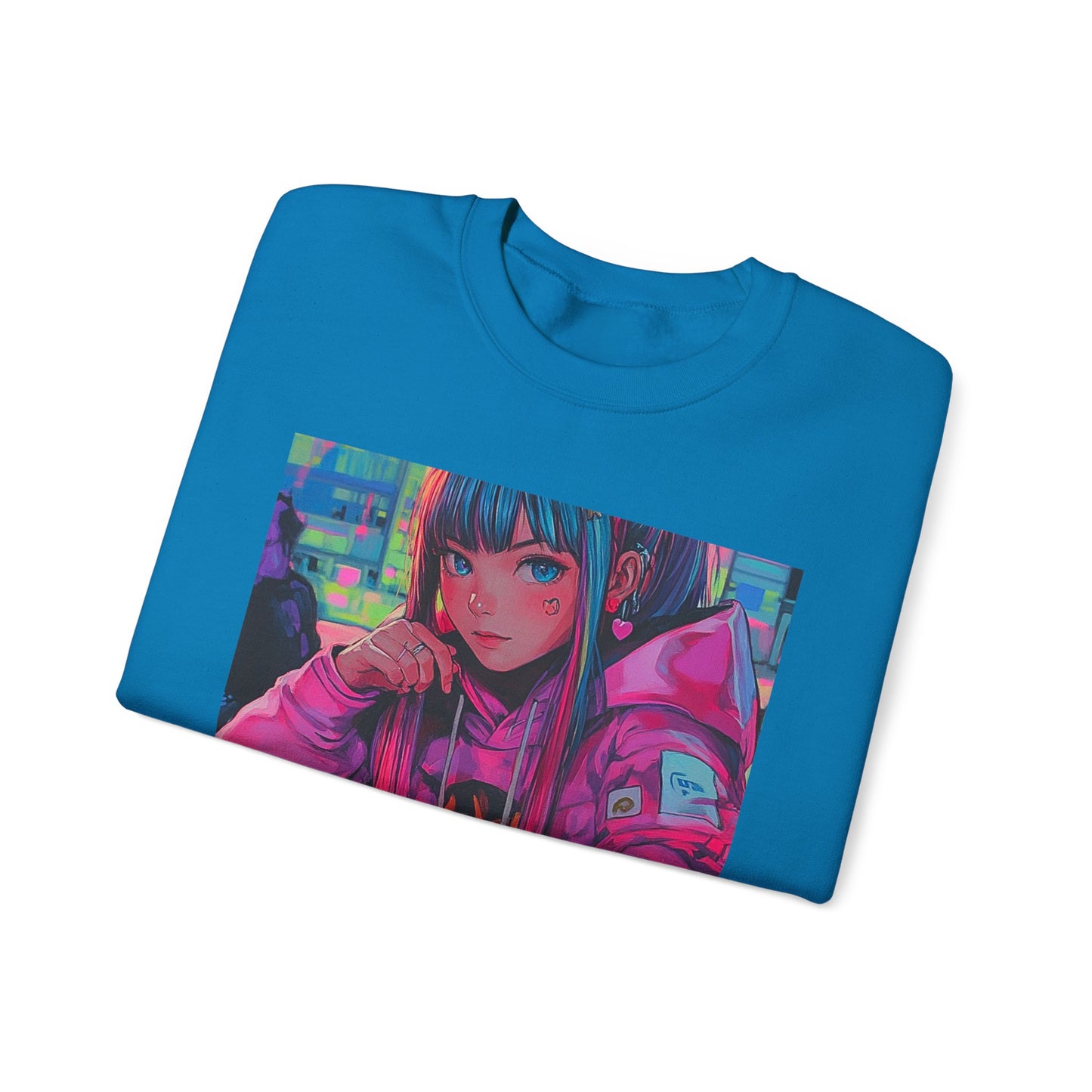 A Young Prodigy - Sapphire Blue Chess Crewneck Sweater